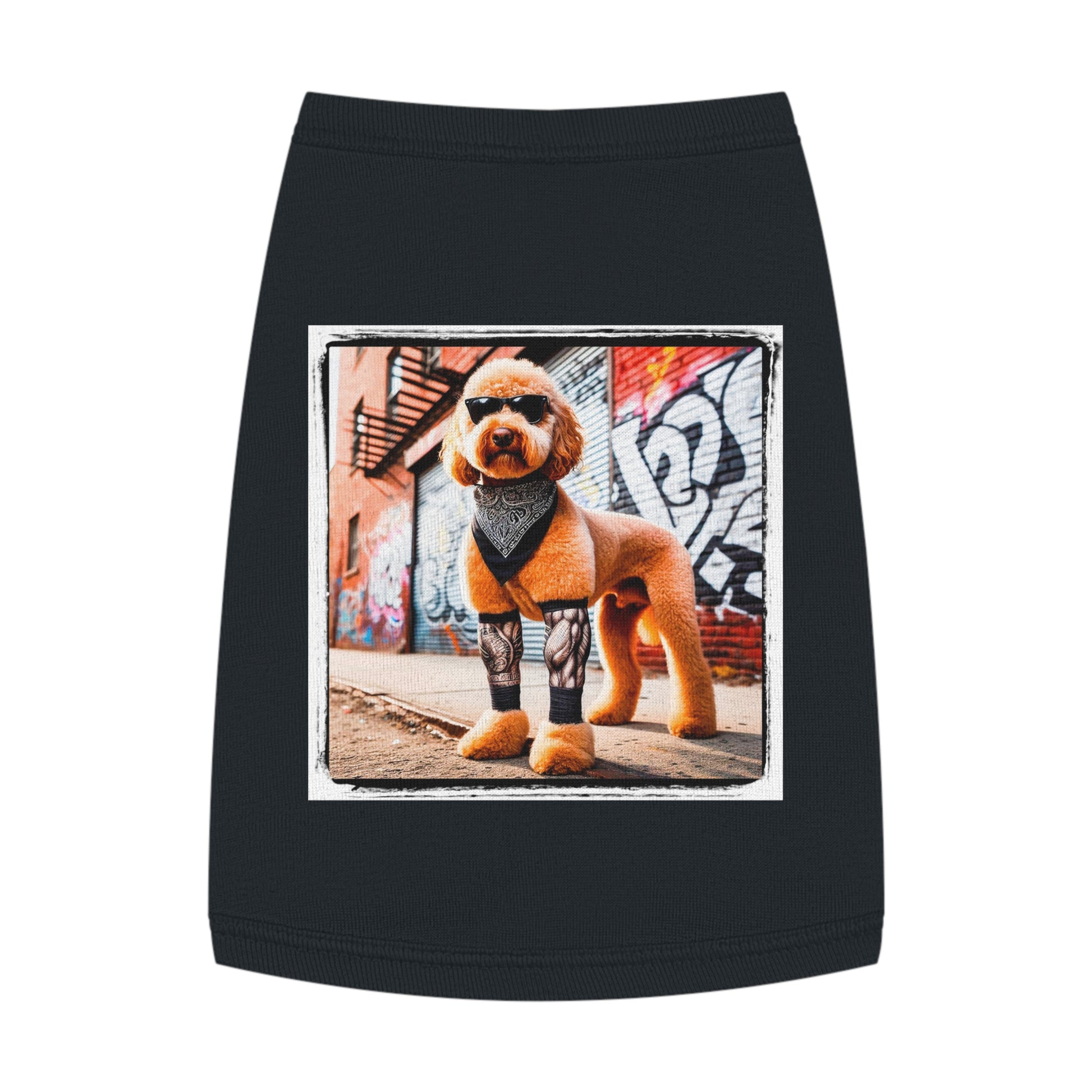 Pet Tank Top Sheepadoodle Pets Printify M Black 