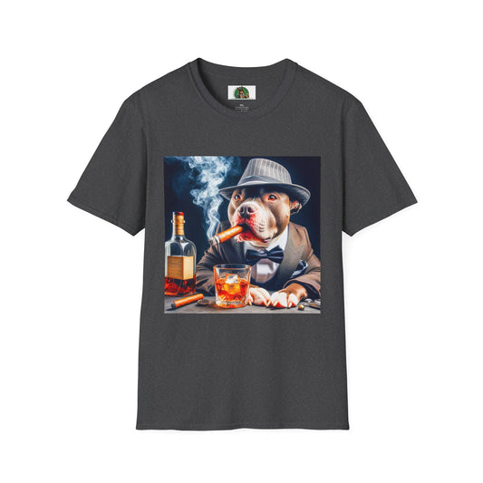 Pit Bull cigars shirt T-Shirt Printify XS Dark Heather