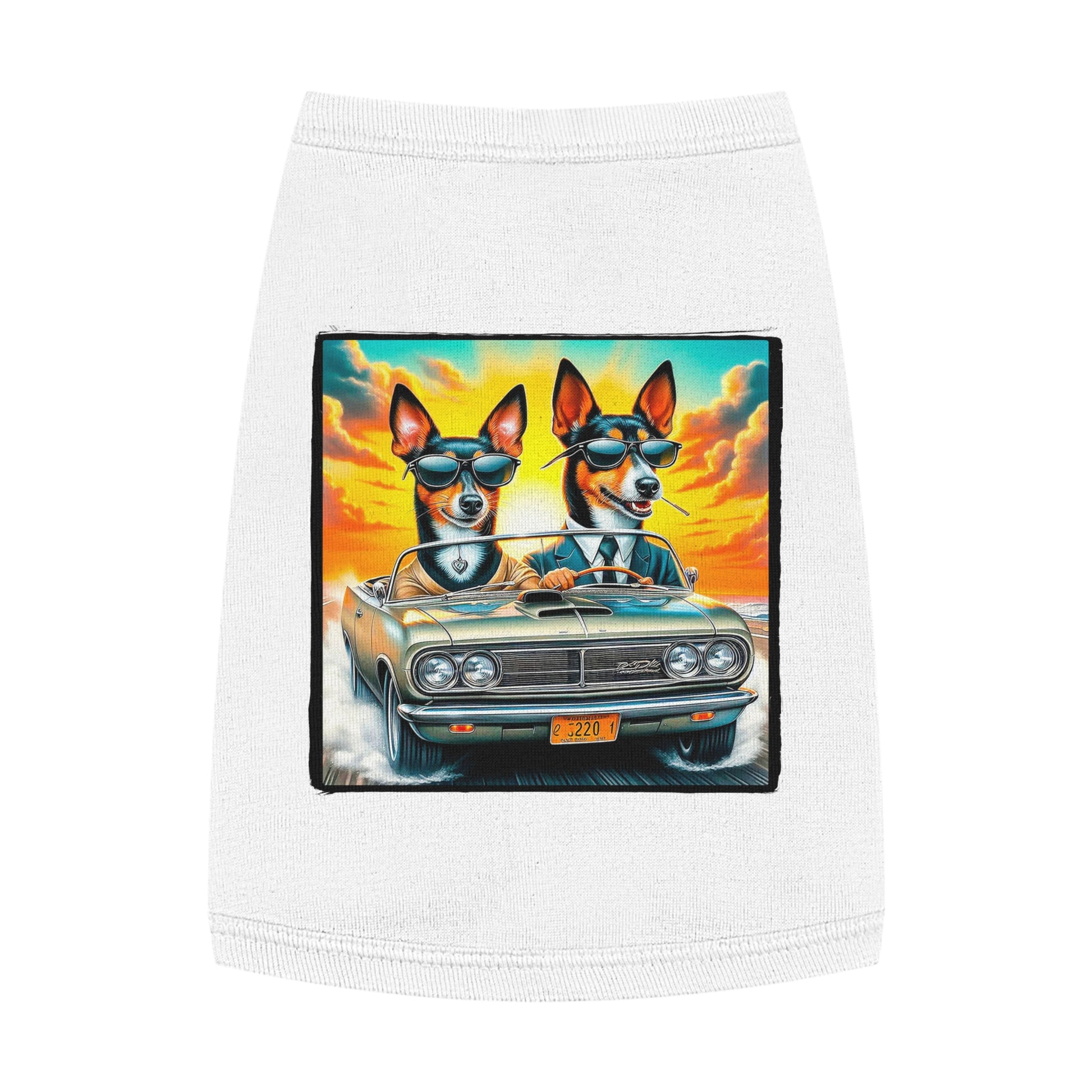 Wacky Pet Tank Top Rat Terrier Pets Printify   