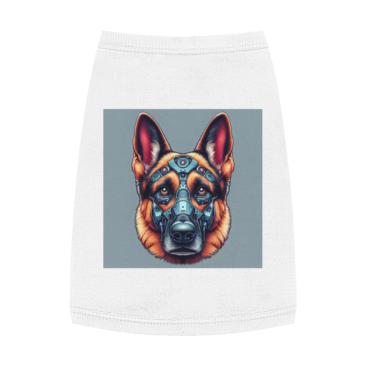 Pet Tank Top German Shepherd Pets Printify M White 