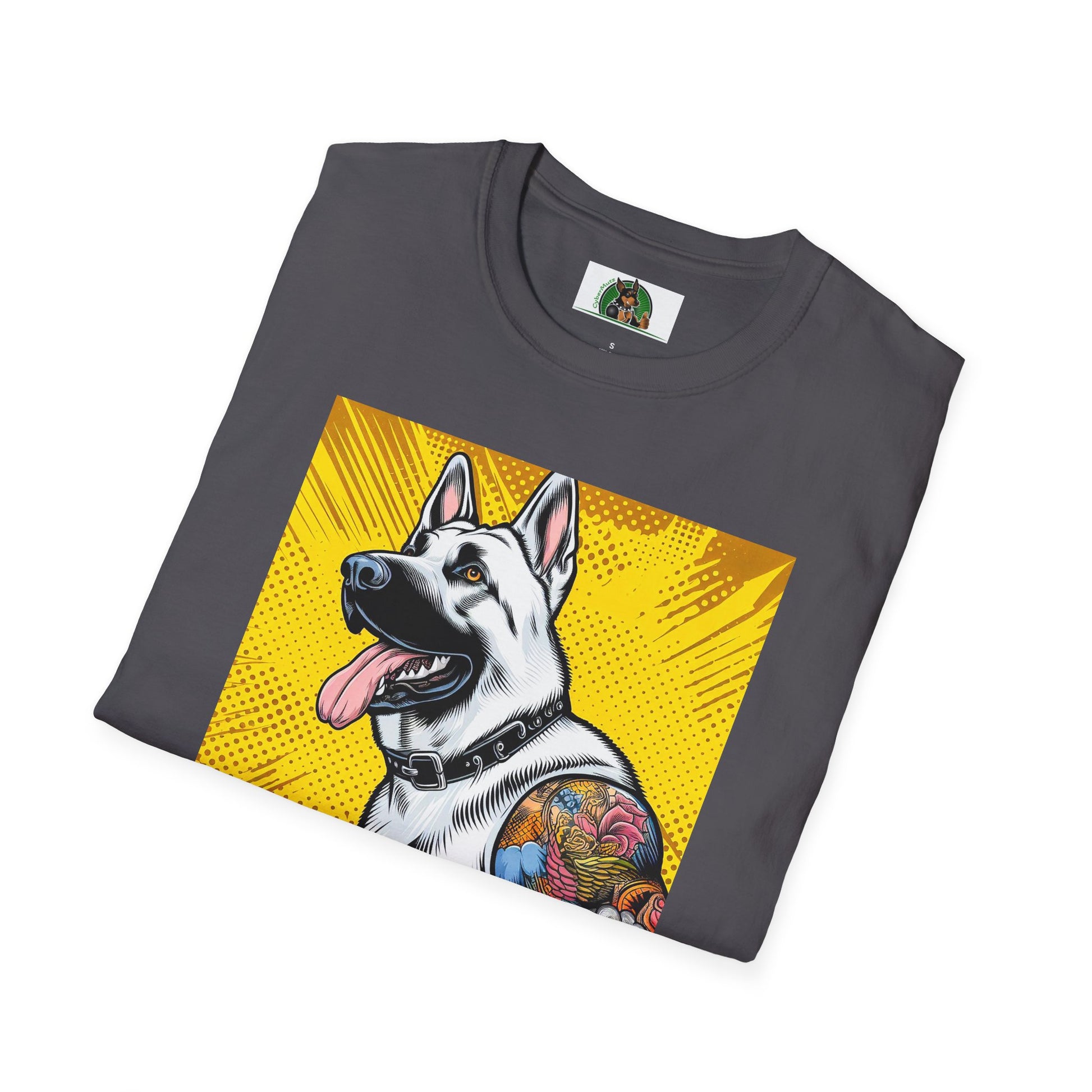German Shepherd tattoo shirt T-Shirt Printify