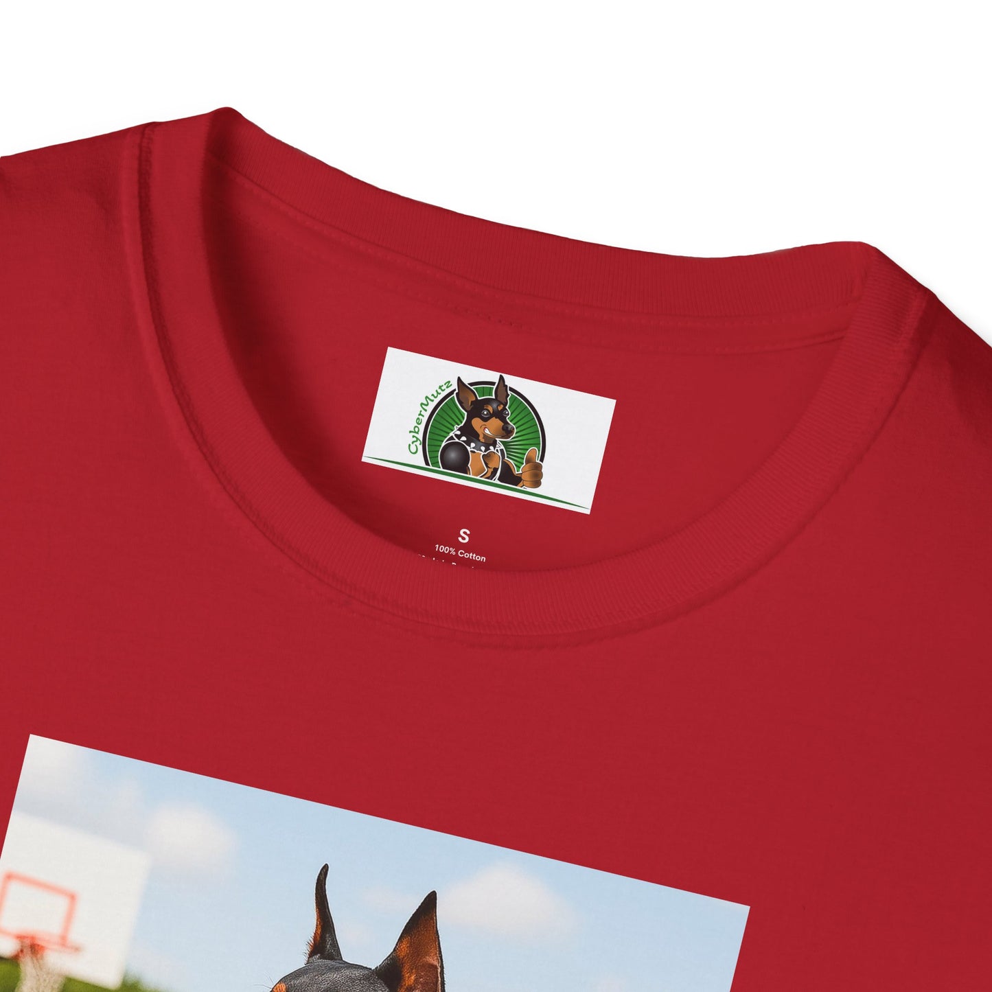 Basketball Doberman Sports T-Shirt