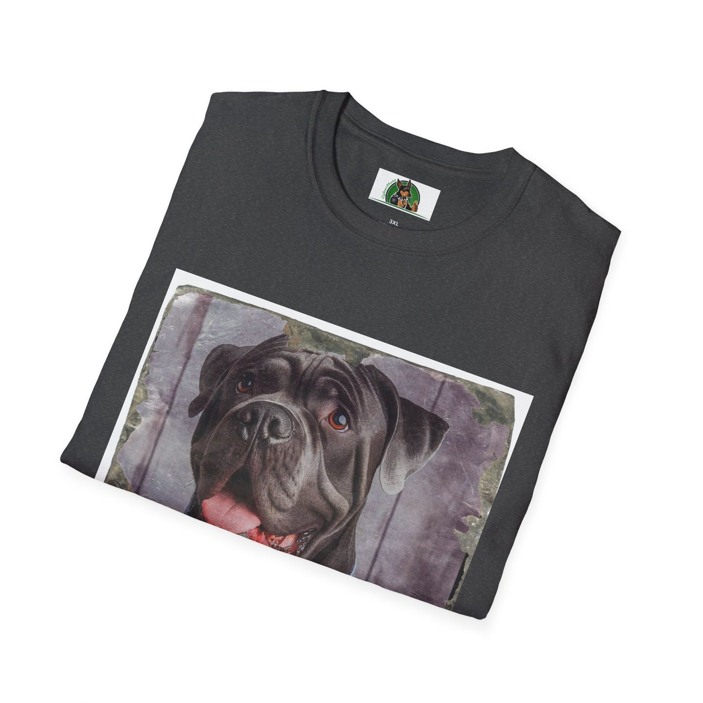 Cane Corso Wearing Suit And Tie TShirt T-Shirt Printify