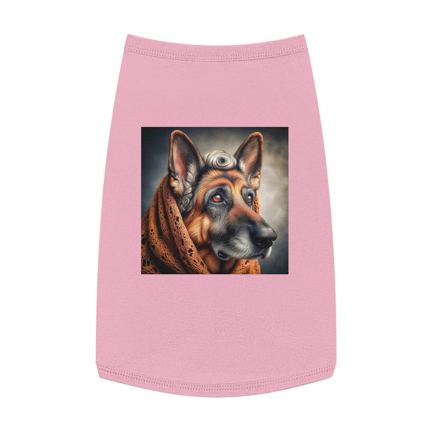 German Shepherd old man shirt Pets Printify L Pink