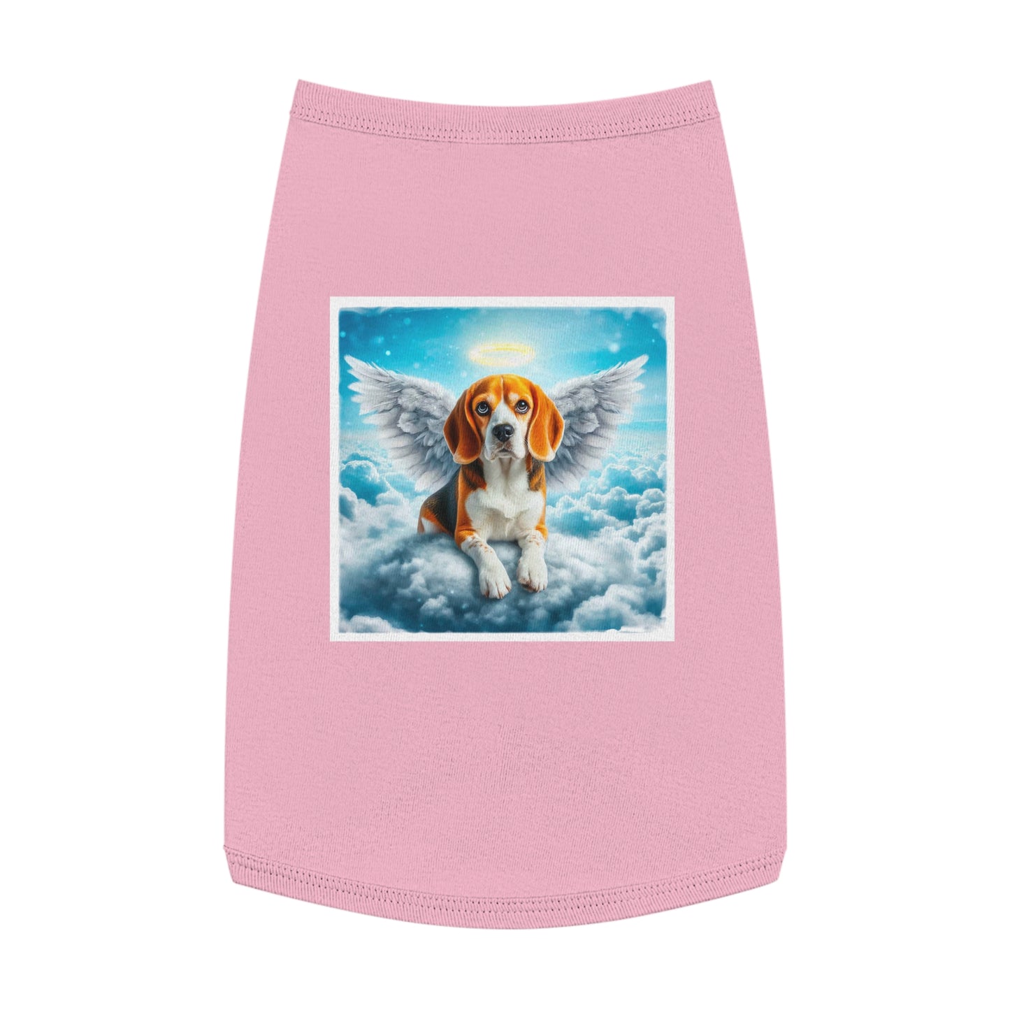 Pet Tank Top Beagle Angel Pets Printify   