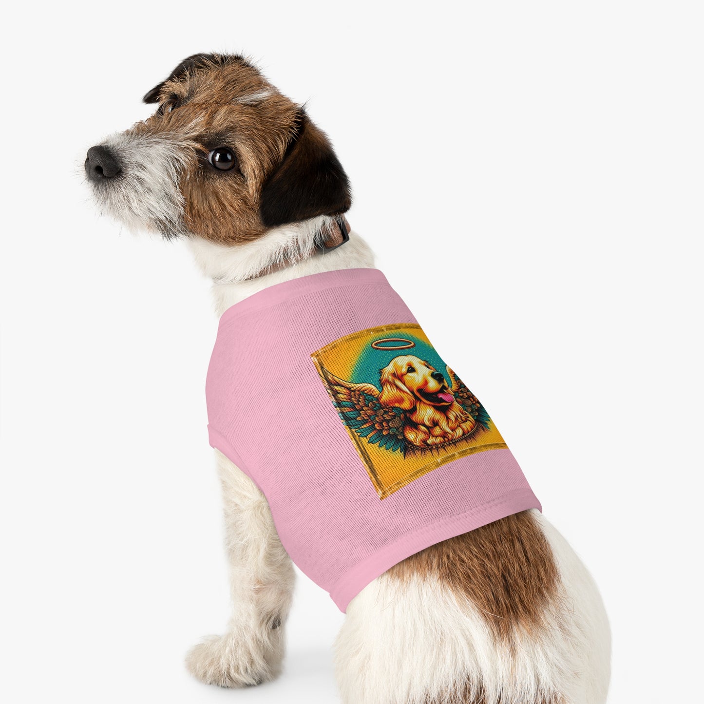 Golden Retriever pet tank top Pets Printify   