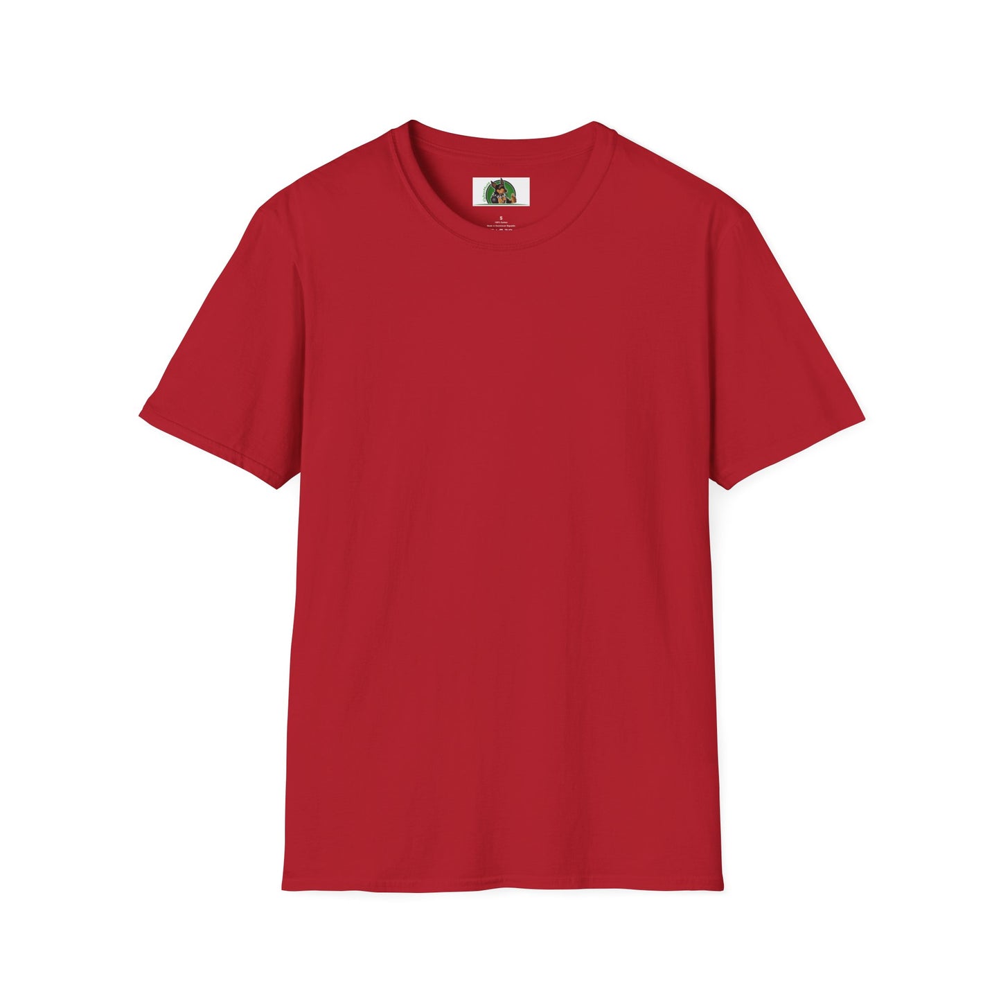 Husky T-Shirt Printify S Cherry Red 