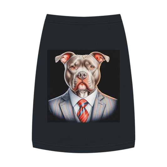 Pet Tank Top Pit Bull Pets Printify M Black