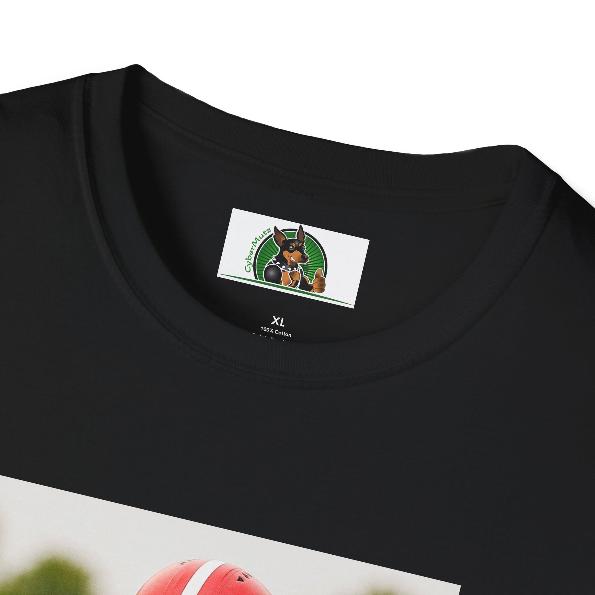 German Shorthaired Pointer Football T-Shirt — GSP Sports Tee T-Shirt Printify