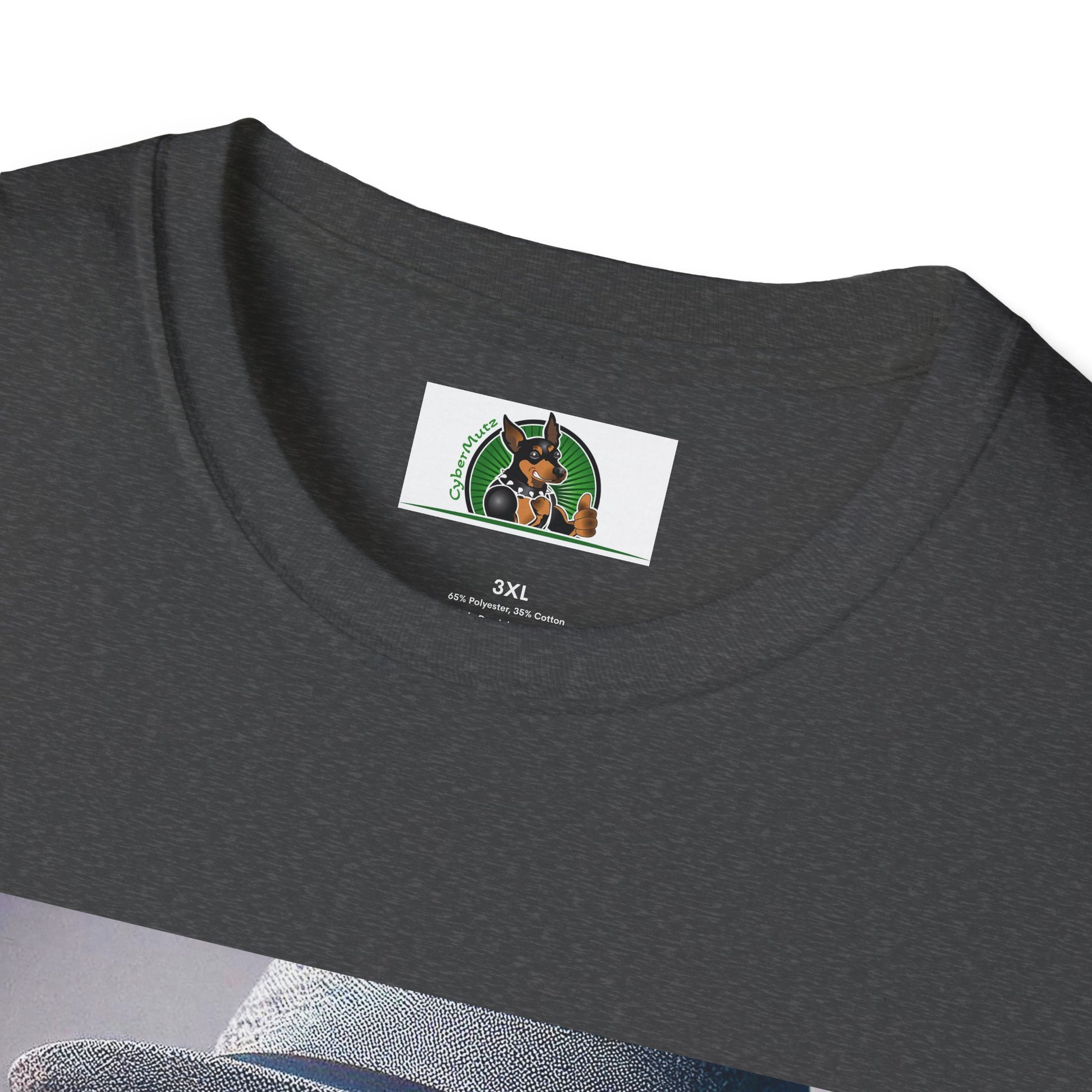 Pit Bull hat and bow tie shirt T-Shirt Printify