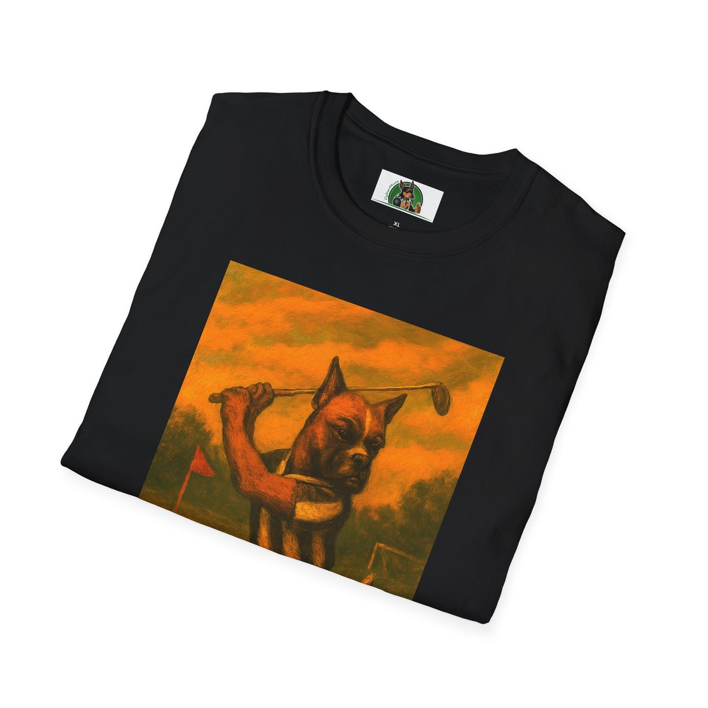 Boxer Puppy Dogs T-Shirt - Sports Golf Unisex T-Shirt Printify
