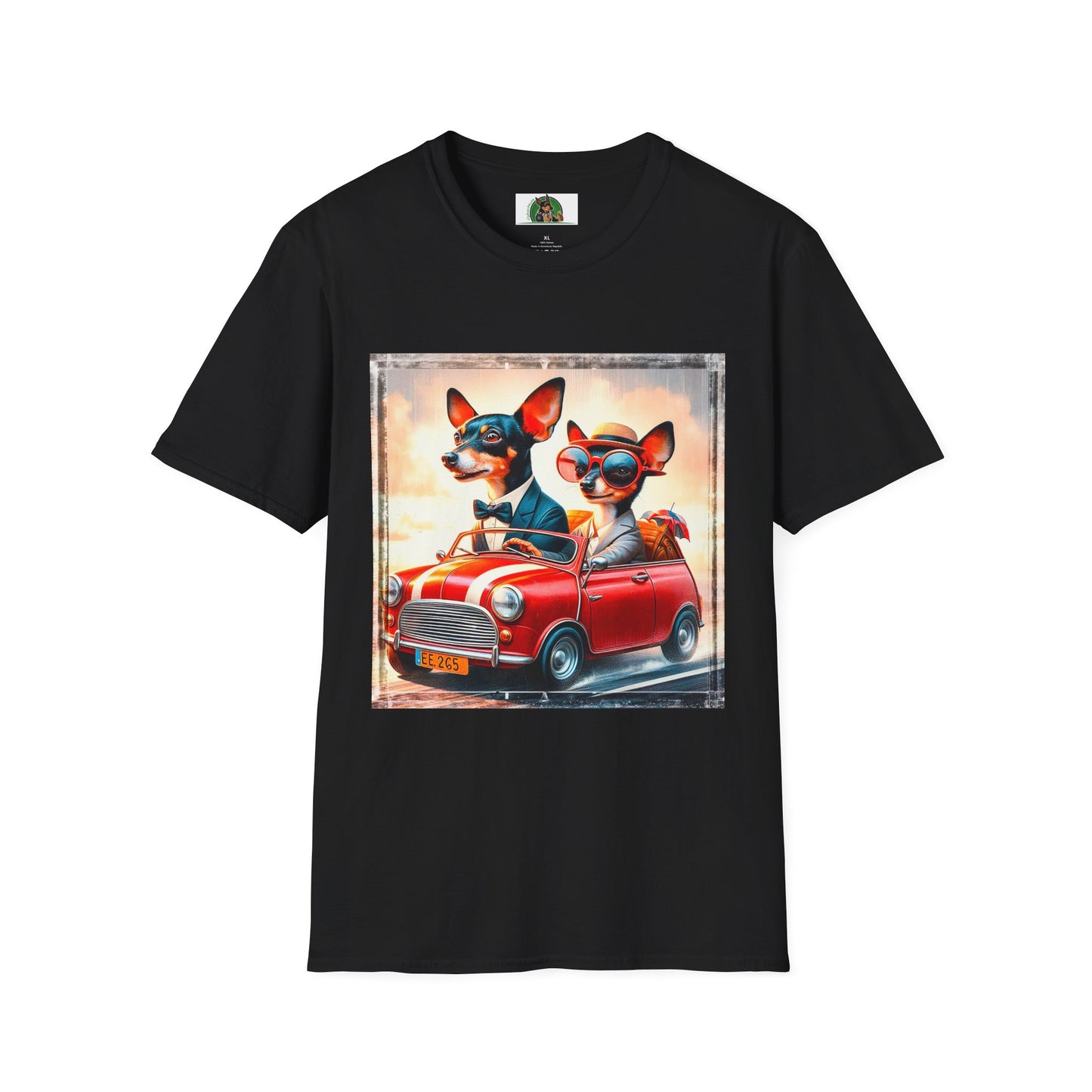 Wacky Rat Terrier T-Shirt T-Shirt Printify XS Black 