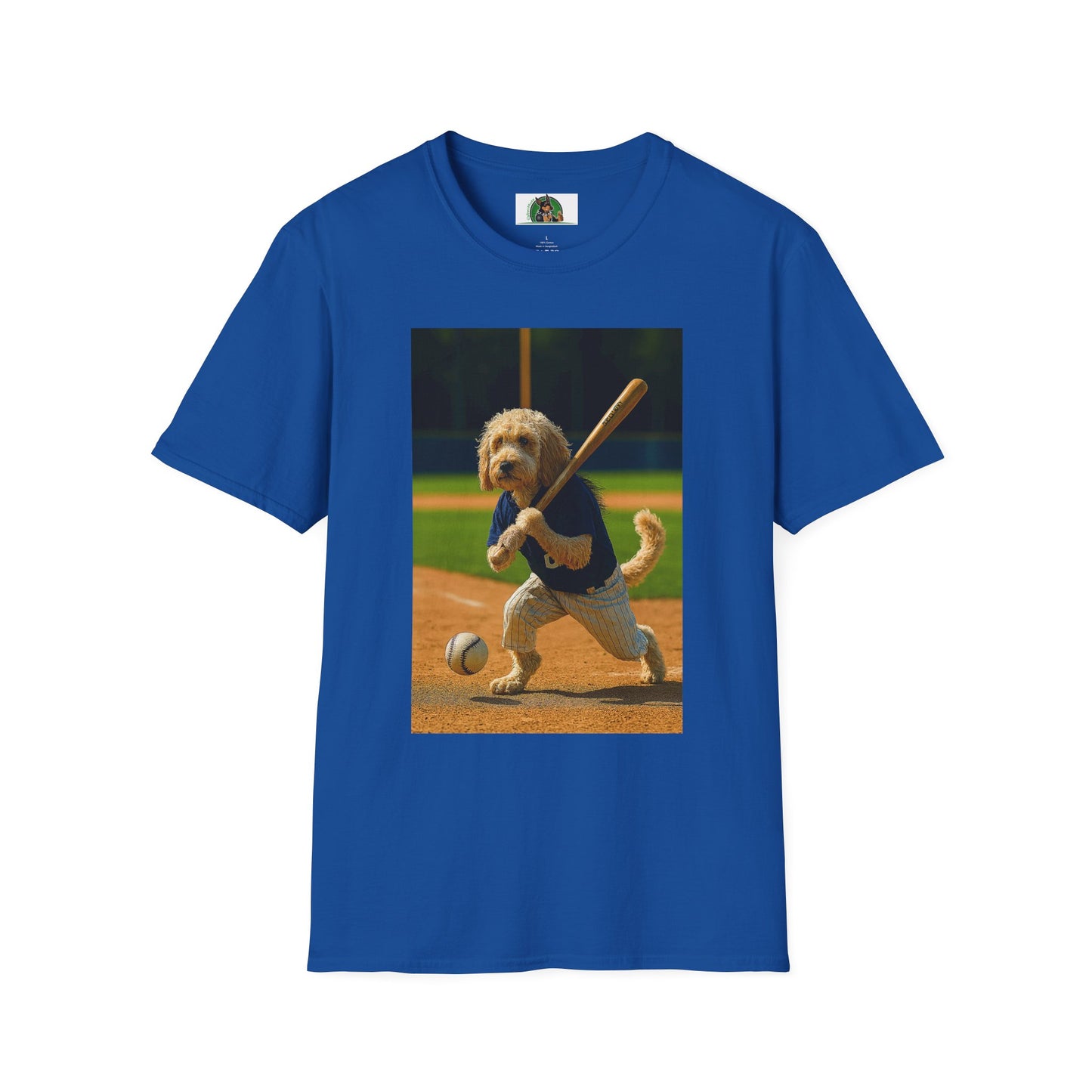 Sports Cockerpoo Baseball T-Shirt T-Shirt Printify Royal XS