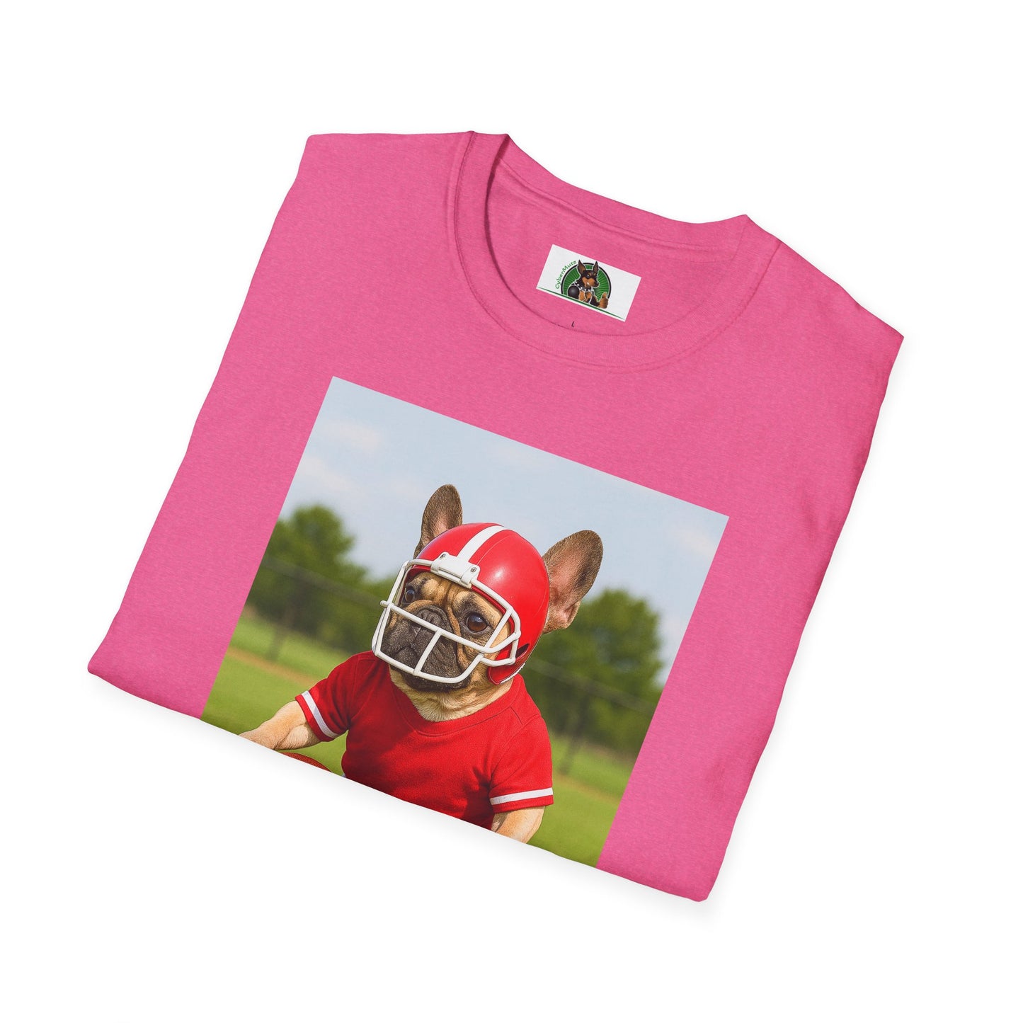 Sports Football French Bulldog T-Shirt