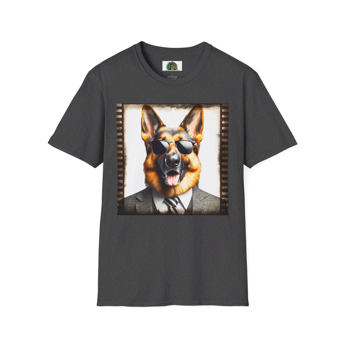 German Shepherd T-Shirt Printify Dark Heather S 