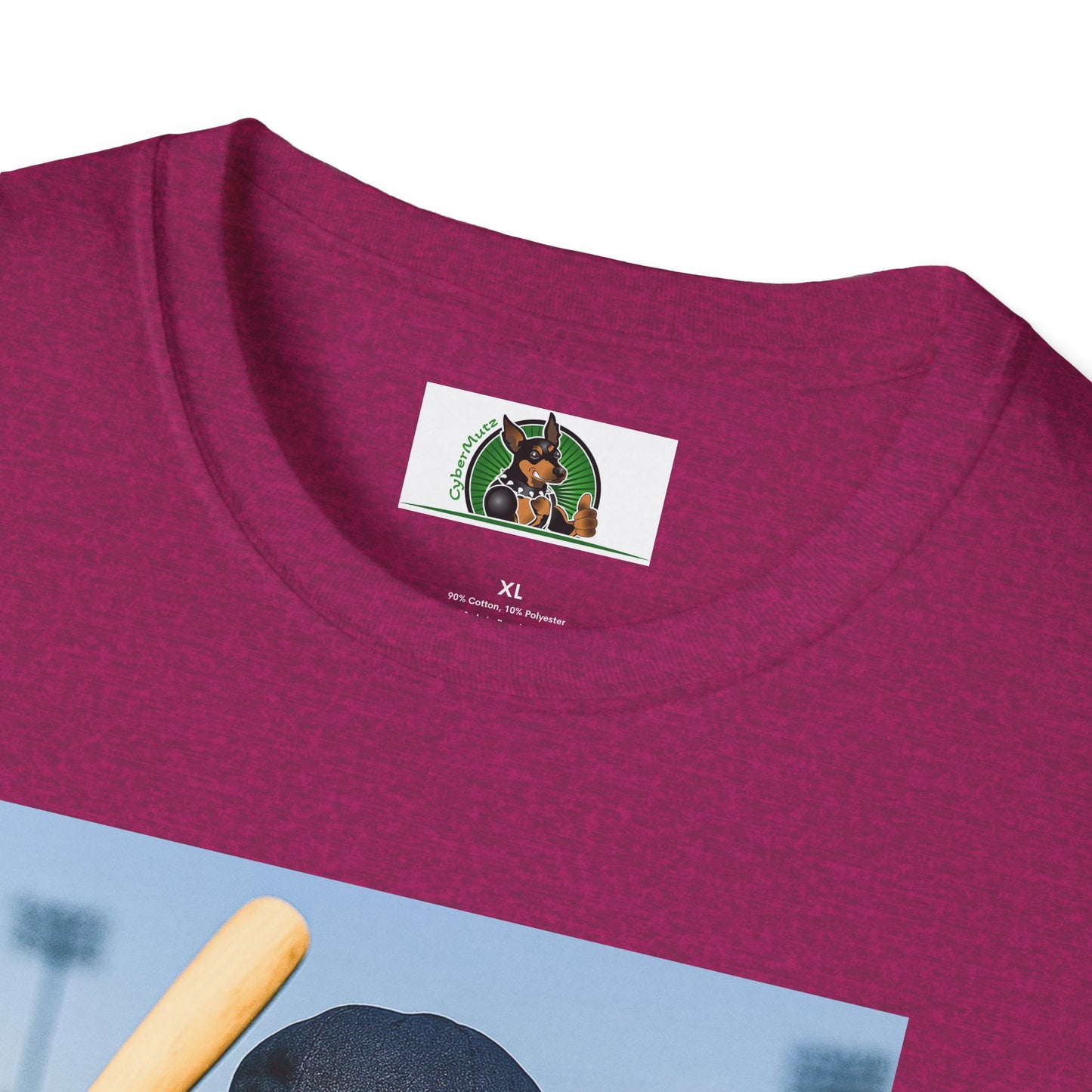 Baseball Doberman Sports T-Shirt