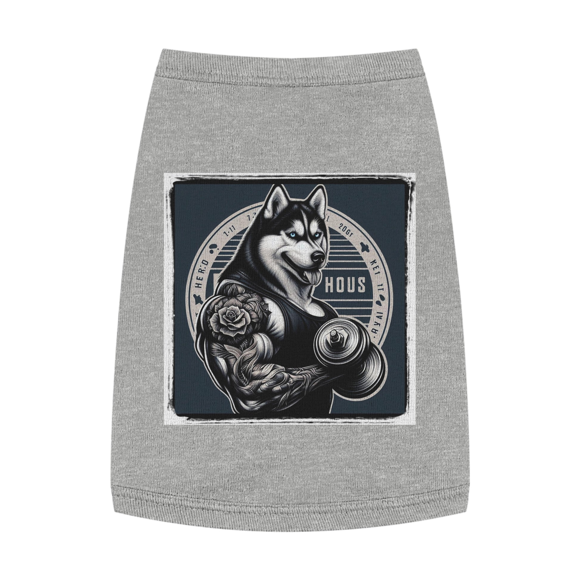 Pet Tank Top Husky Pets Printify M Heather 