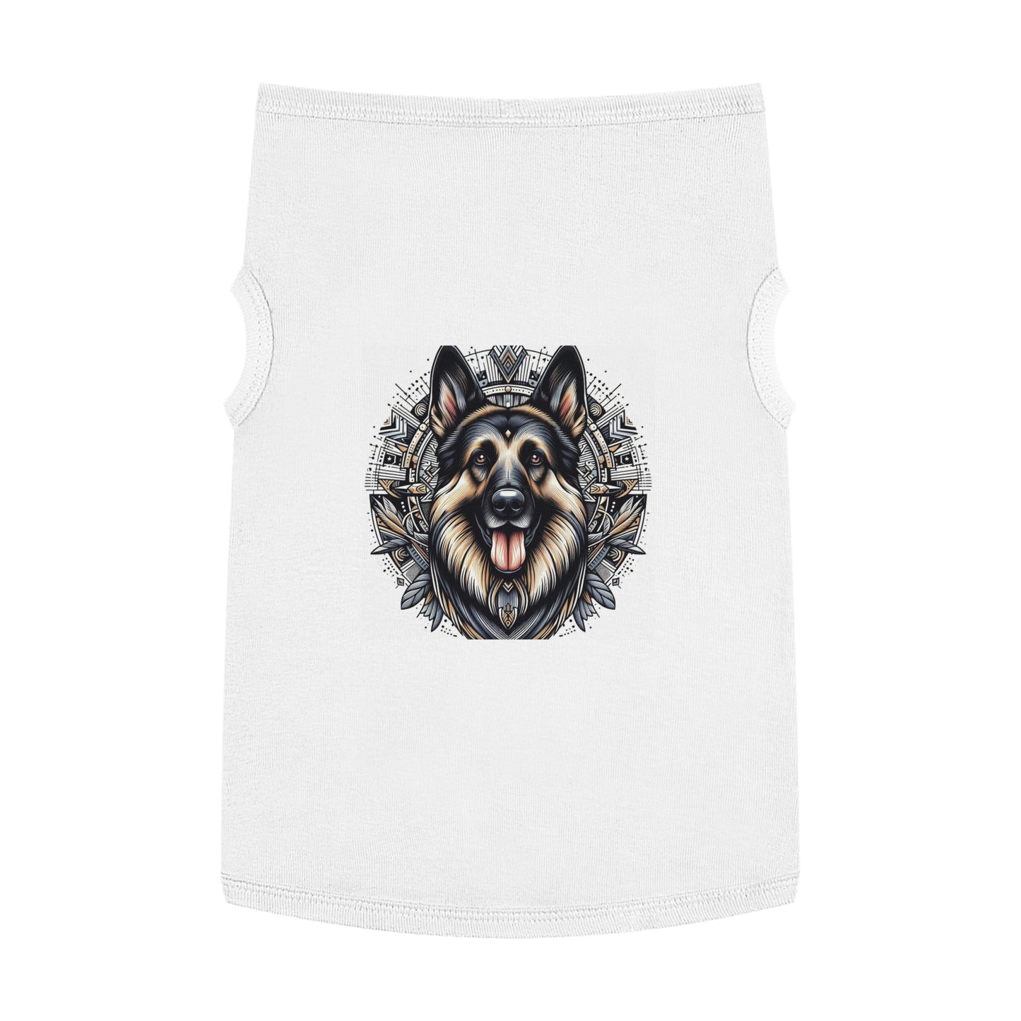 Pet Tank Top German Shepherd Pets Printify XL White 