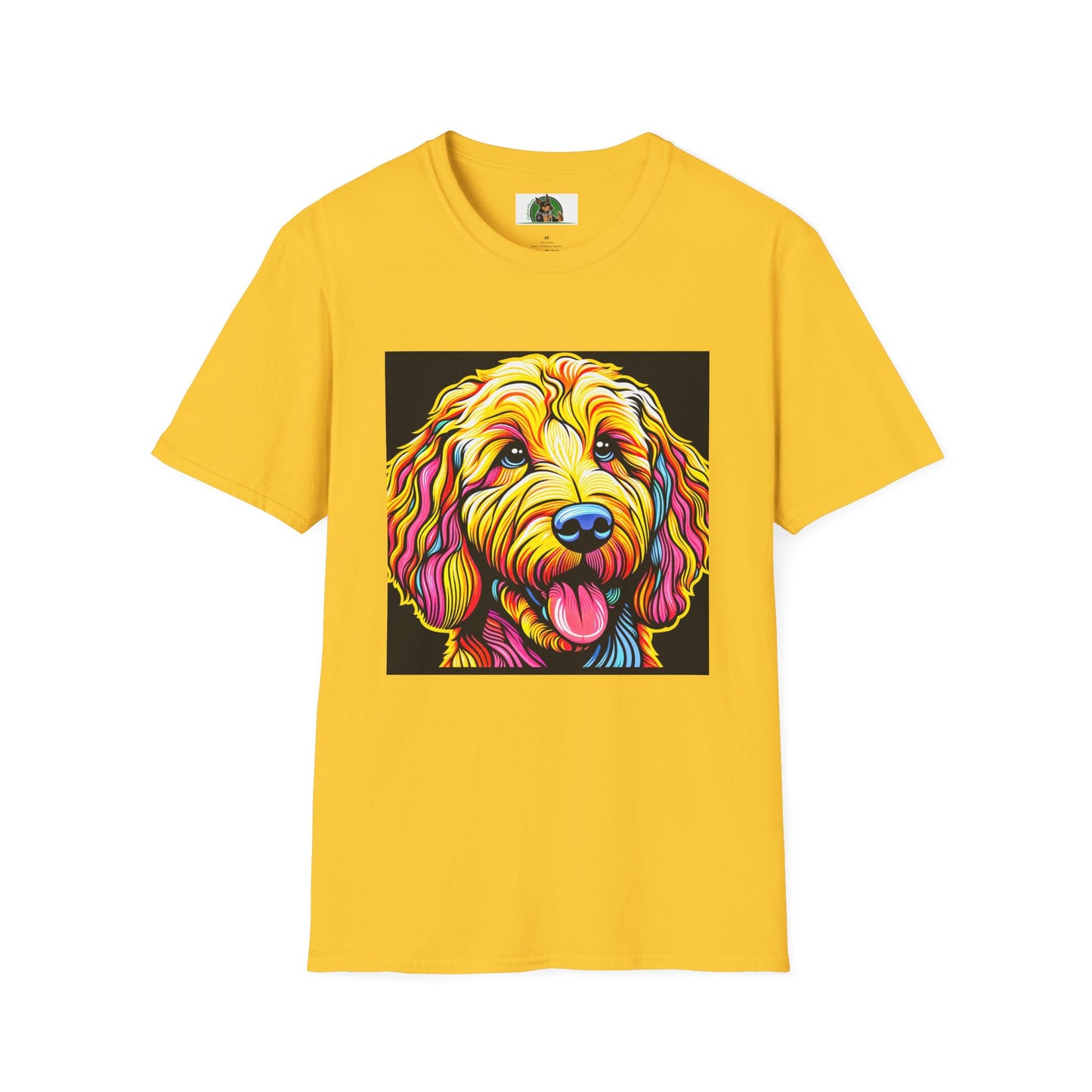 Golden Doodle pretty colors t shirt T-Shirt Printify S Daisy