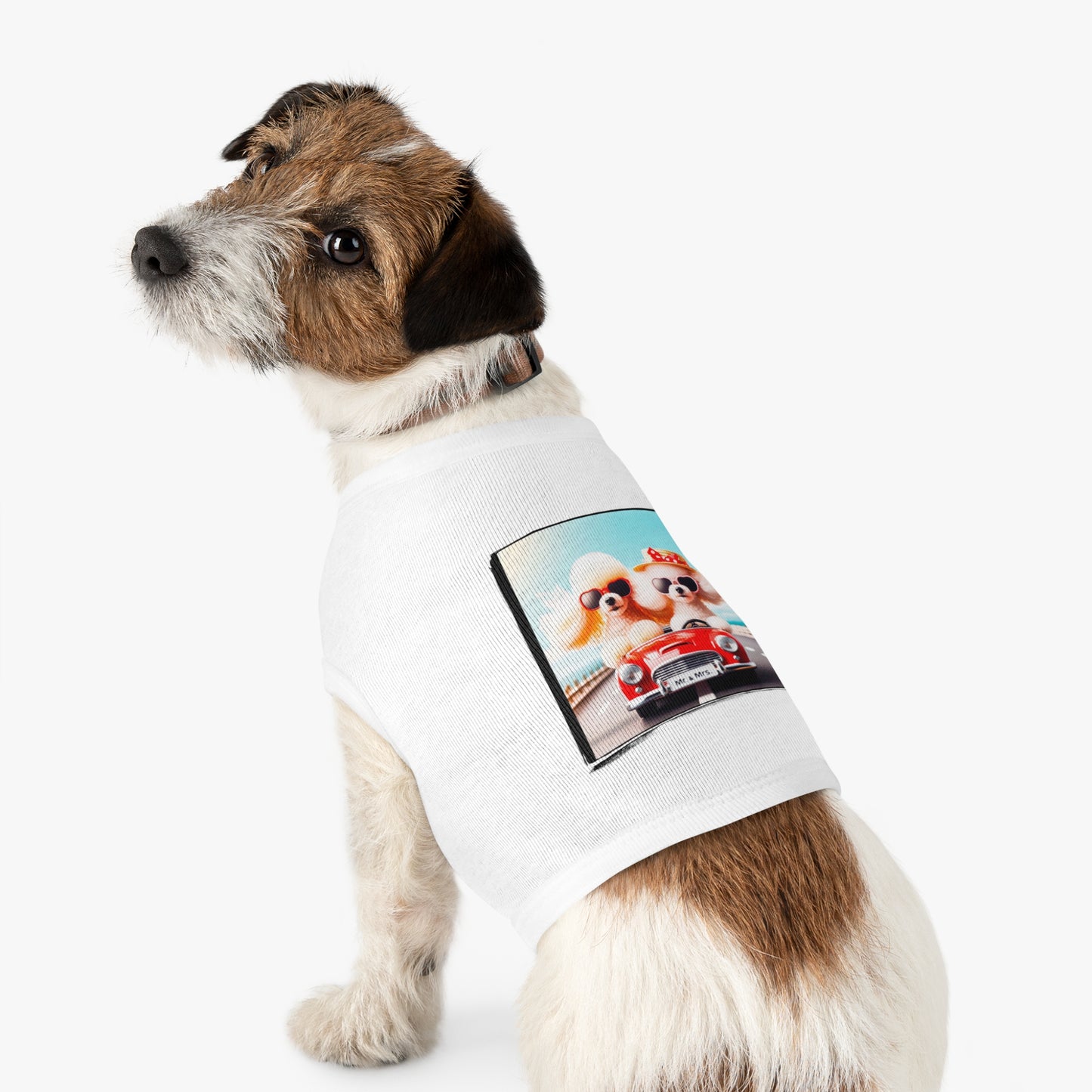 Wacky Pet Tank Top Poodle Pets Printify   