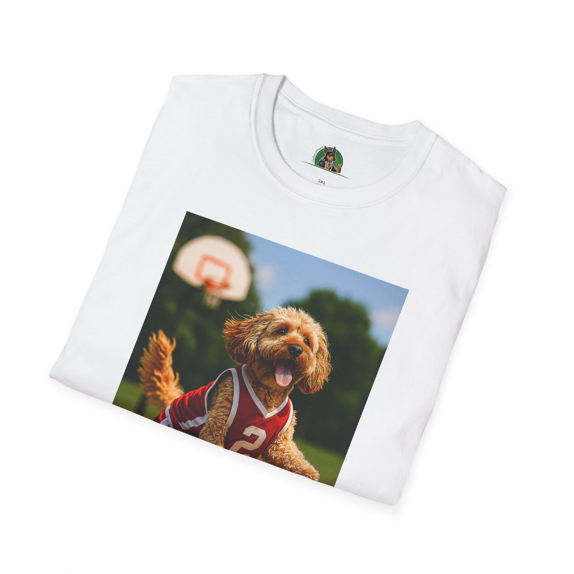 Sports Cockerpoo Basketball T-Shirt T-Shirt Printify