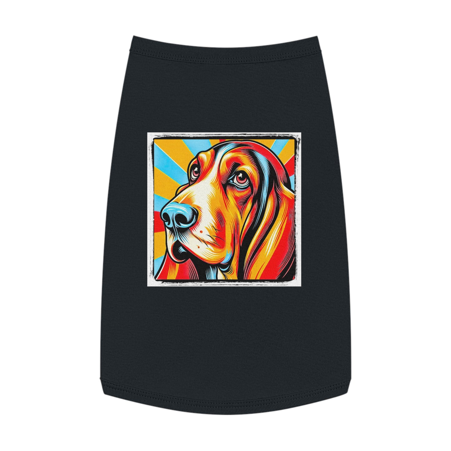 Pet Tank Top Basset Hound Pets Printify L Black