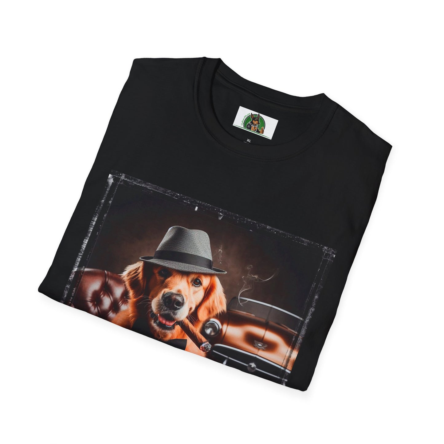 Golden Retriever playing poker shirt T-Shirt Printify