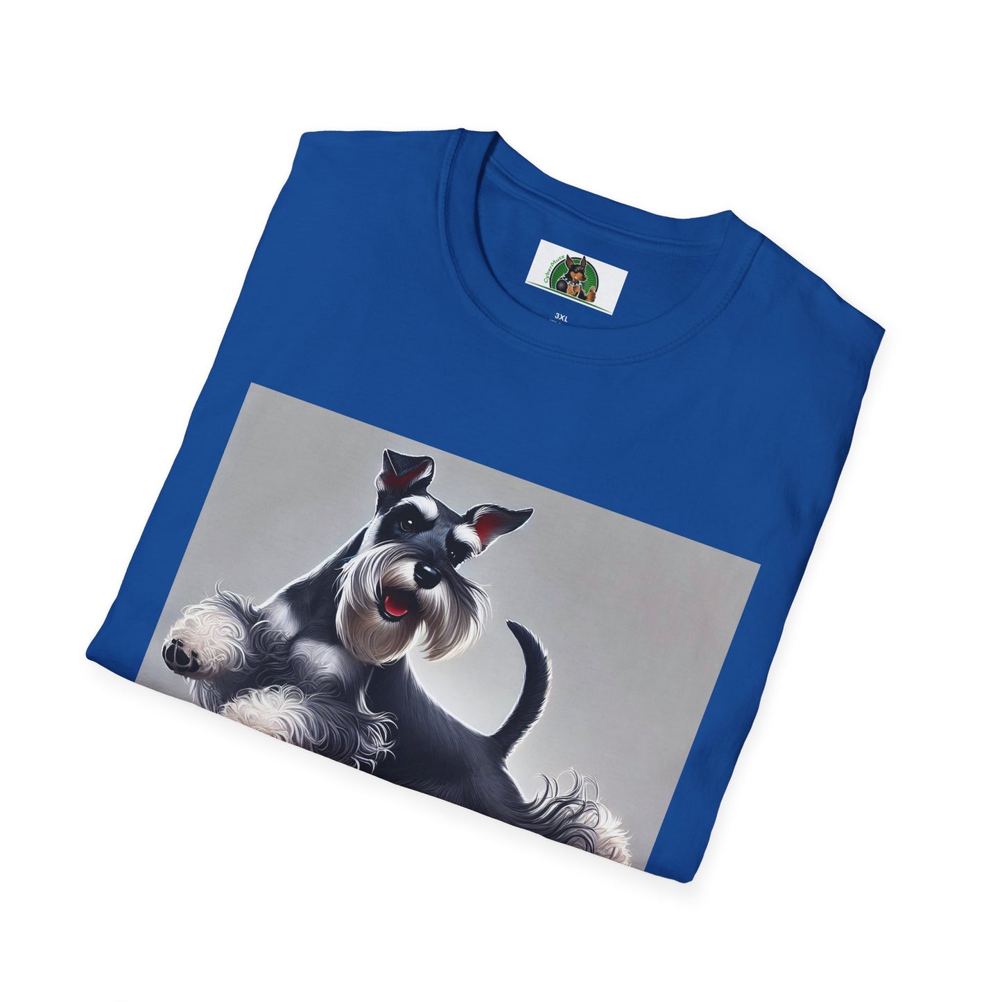 Dancing Miniature Schnauzer T-Shirt T-Shirt Printify