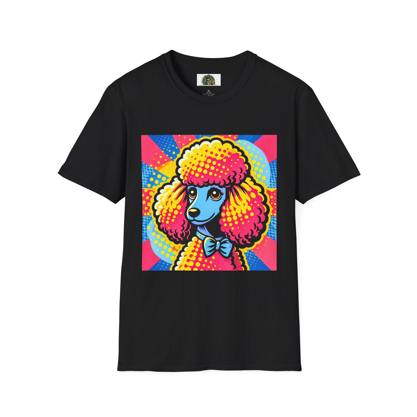 Poodle T-Shirt Printify XS Black