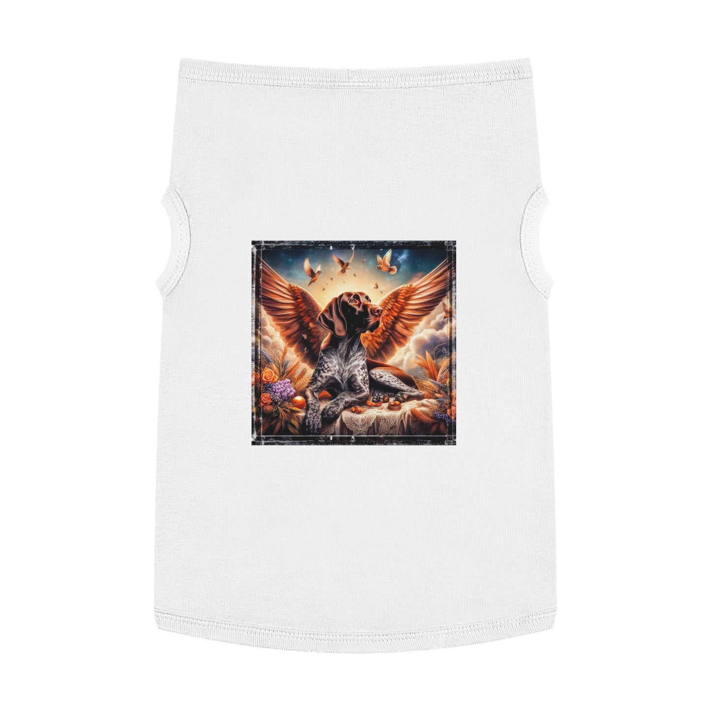 Pet Tank Top German Shorthaired Pointer Pets Printify XL White 