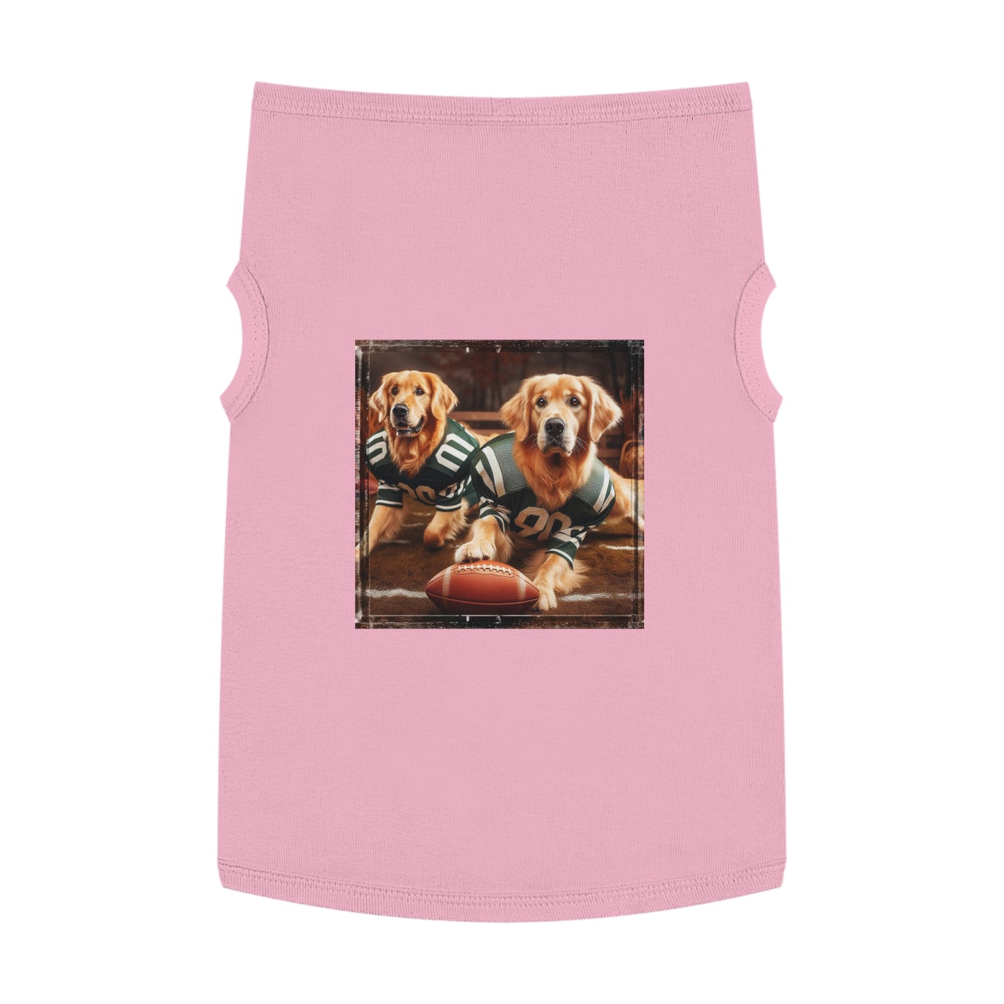 Golden Retriever pet tank top Pets Printify XL Pink 