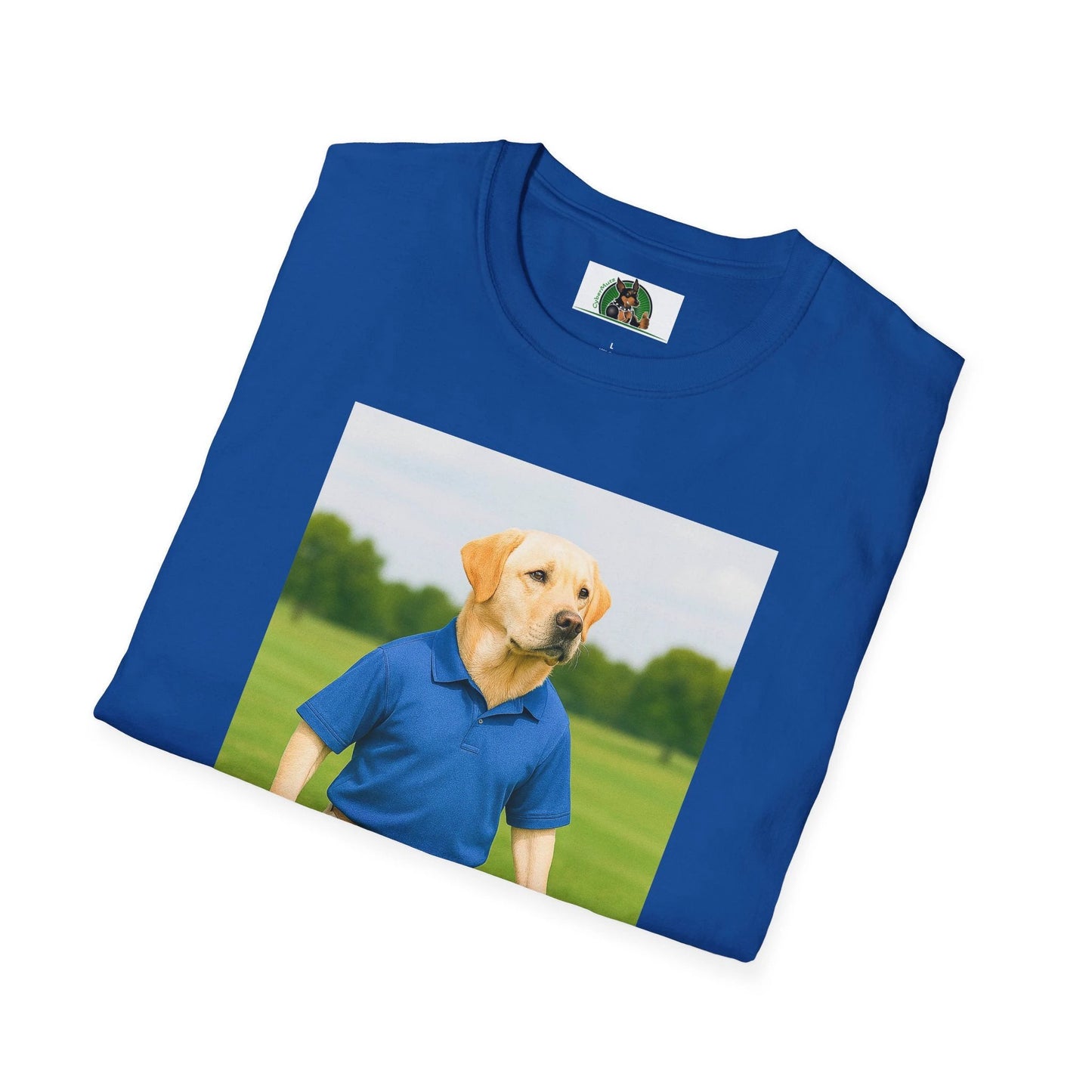 Labrador Retriever Golf T-Shirt — Sports Dog Tee for Dog Lovers T-Shirt Printify