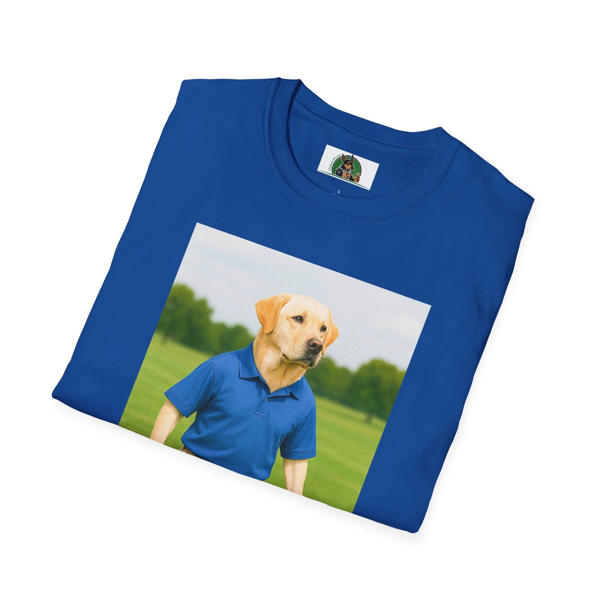 Labrador Retriever Golf T-Shirt — Sports Dog Tee for Dog Lovers T-Shirt Printify