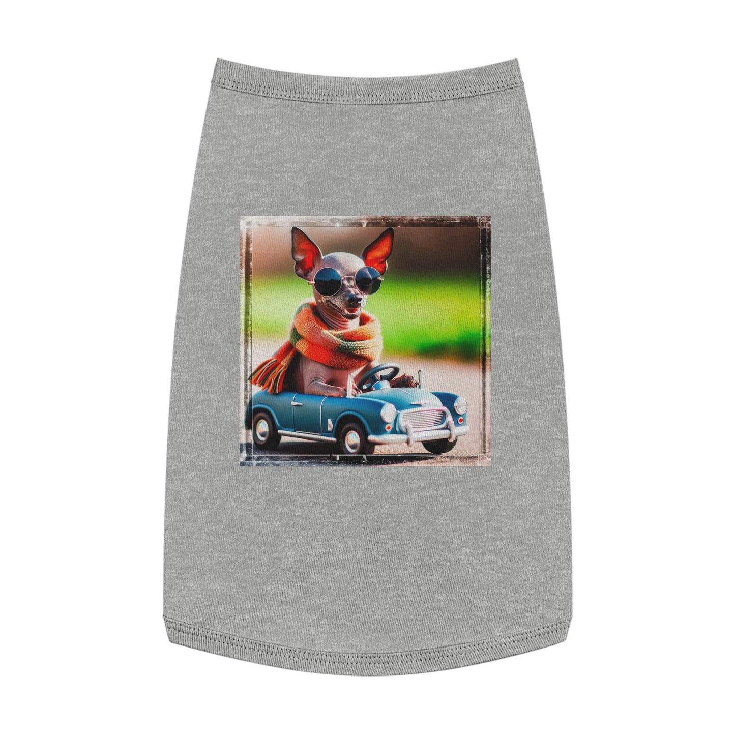 Wacky Pet Tank Top Mexican Hairless Pets Printify L Heather