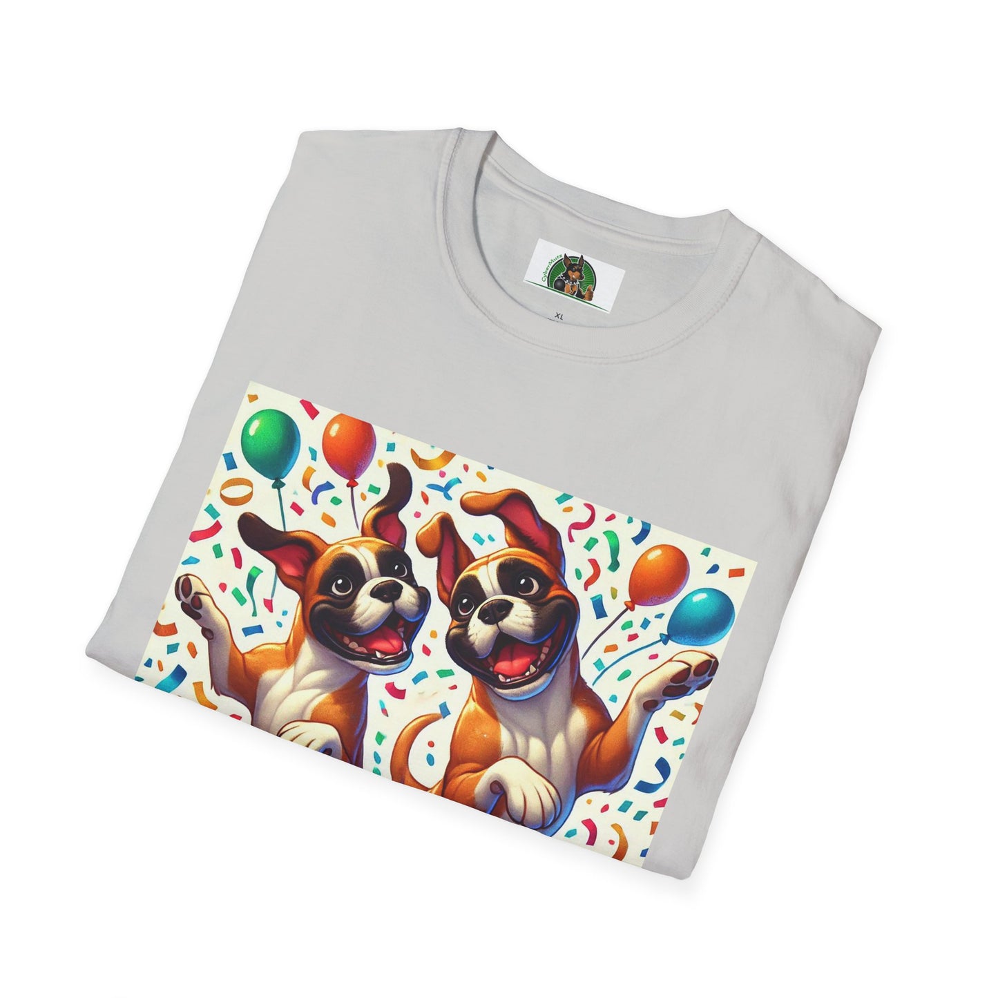 Boxer Dancing Dog T-Shirt - Fun and Playful Unisex Tee