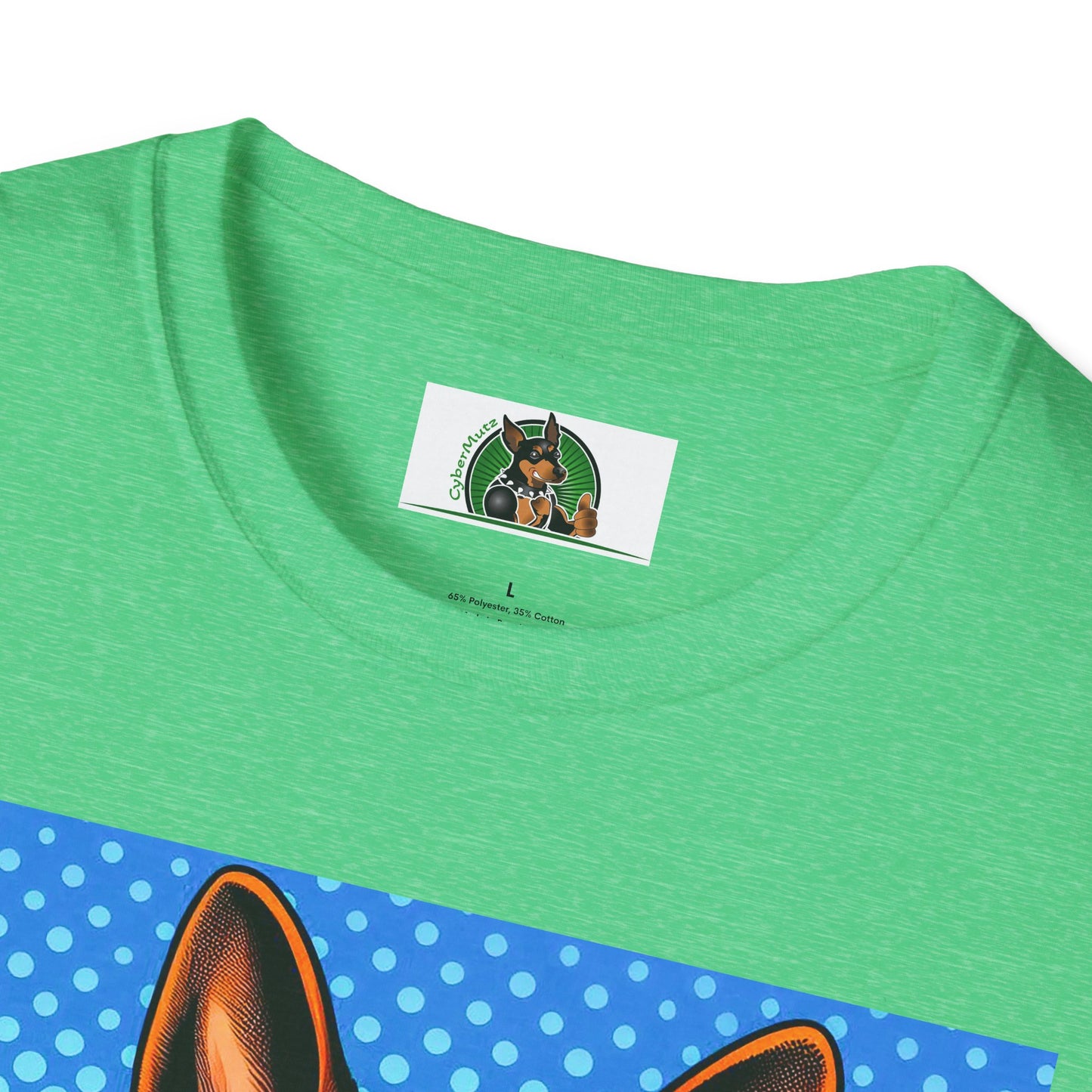German Shepherd. Colorful cutie shirt