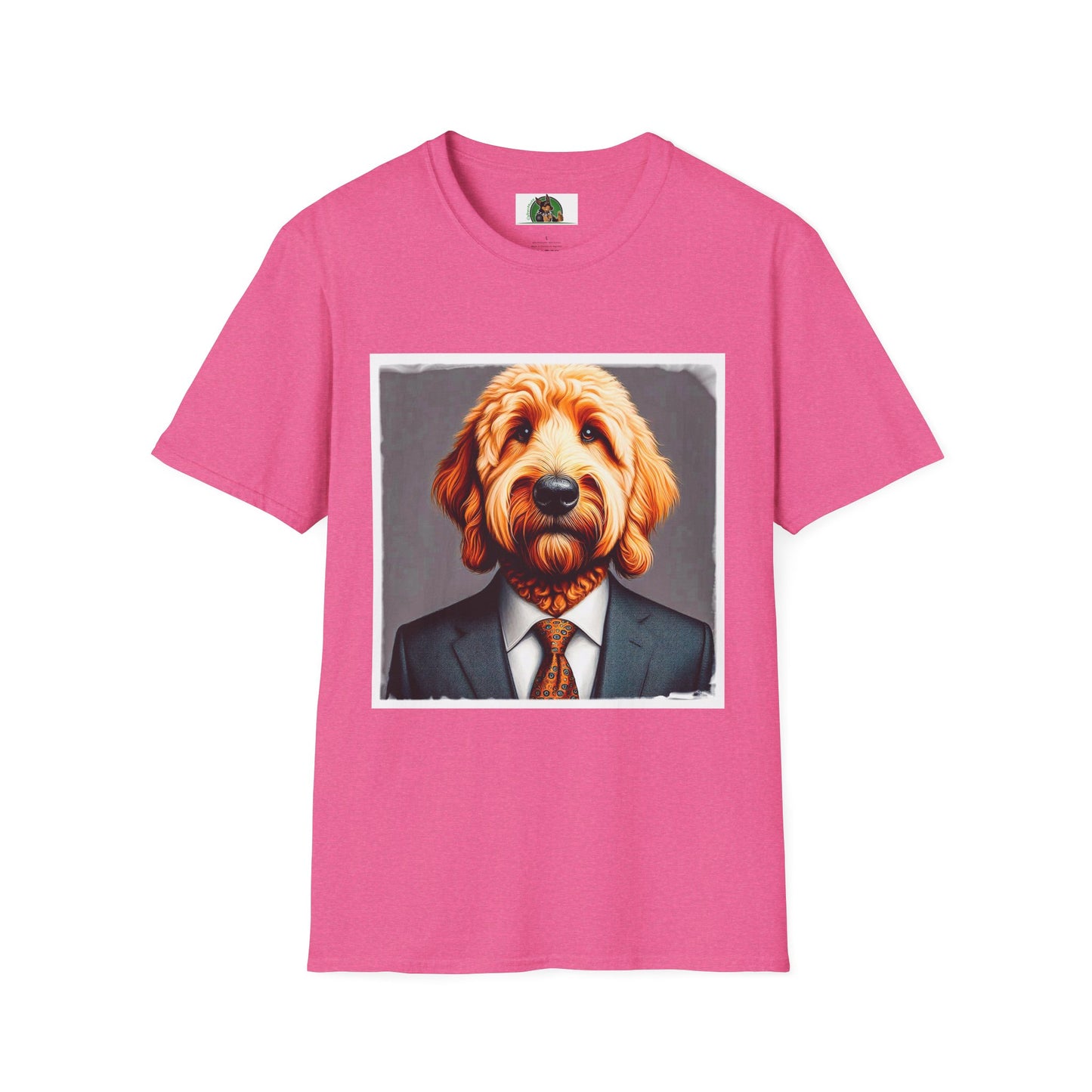 Golden Doodle T-Shirt Printify S Heather Heliconia