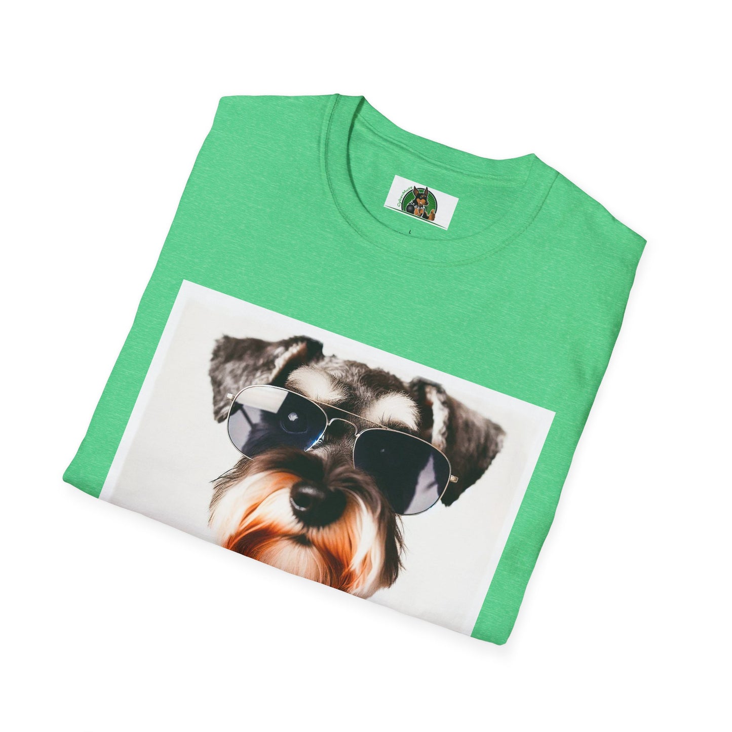 Schnauzer T-Shirt with Miniature Schnauzer Design T-Shirt Printify   