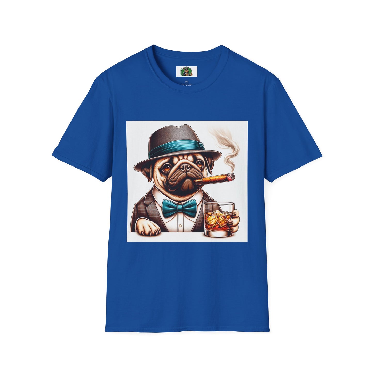 Pugs T-Shirt Printify XS Royal 