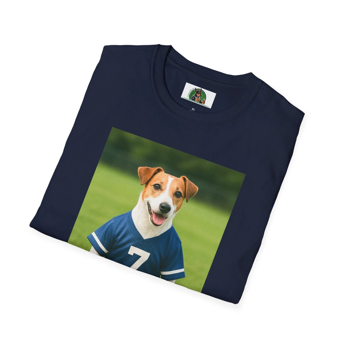 Jack Russell Soccer T-Shirt — Sports Dog Tee for Fans & Pet Lovers T-Shirt Printify