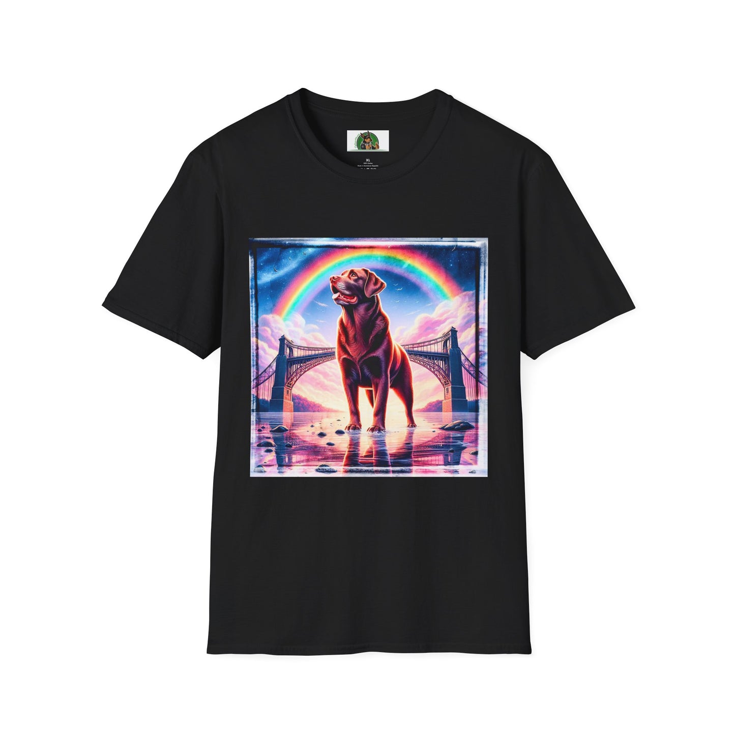 Labrador Retriever T-Shirt Printify XS Black 