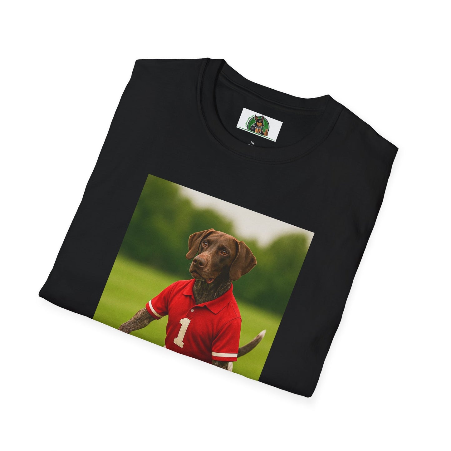 Golf Sports German Shorthair T-Shirt T-Shirt Printify