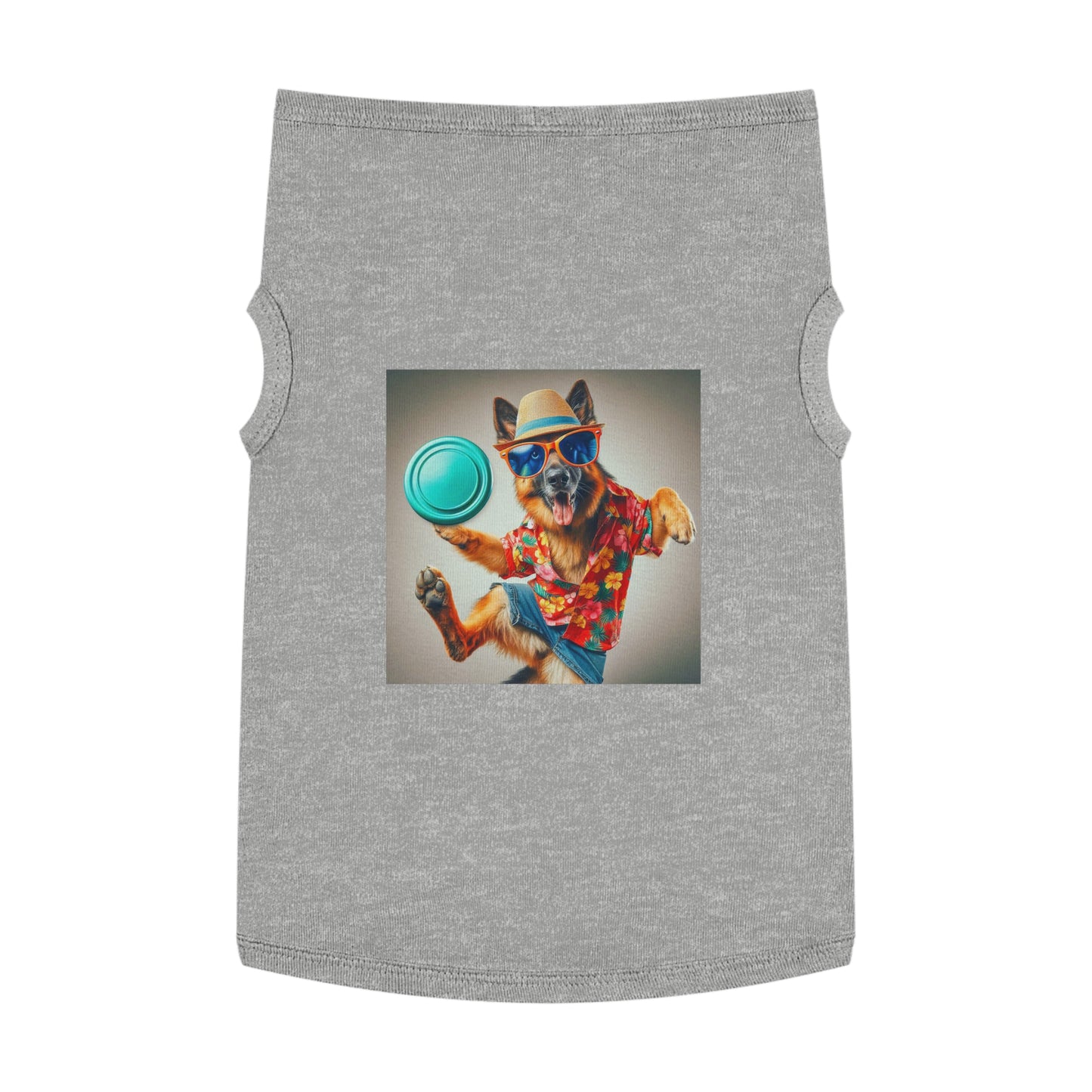 Pet Tank Top German Shepherd Pets Printify XL Heather 