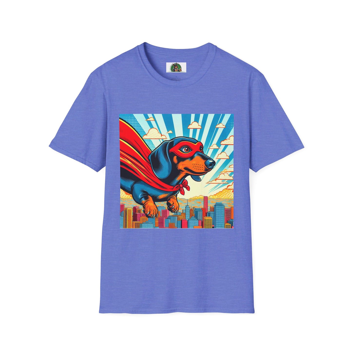 Dachshund T-Shirt Printify Heather Royal S 