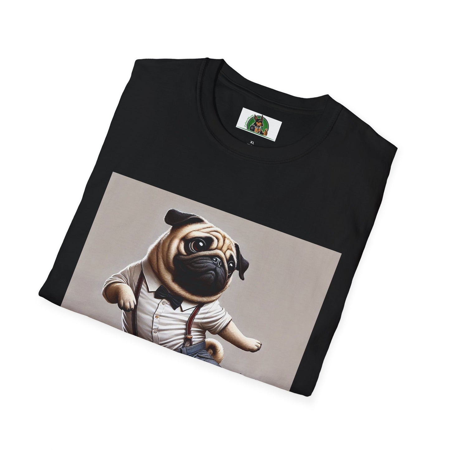 Dancing Pug T-Shirt - Fun and Playful Tee for Dog Lovers