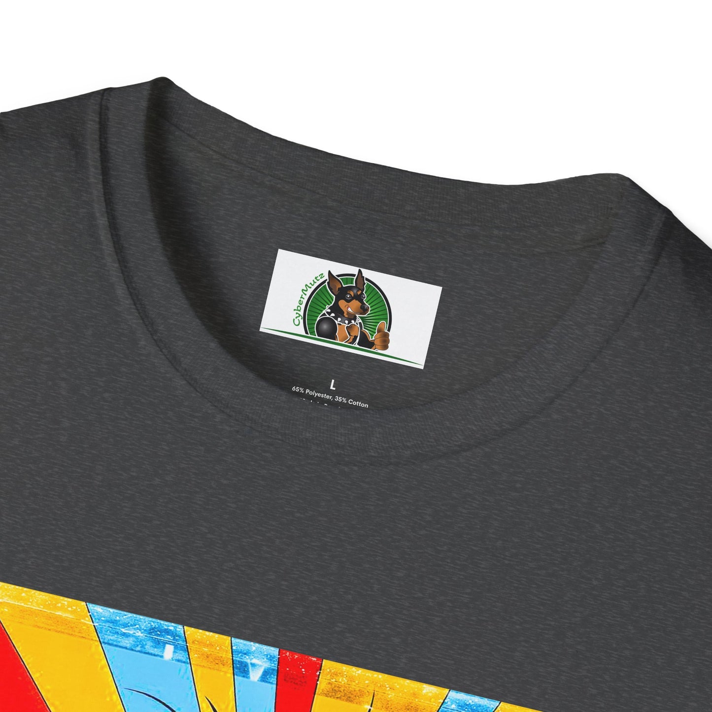 Basset Hound Bright Pop Art Pic T-Shirt Printify