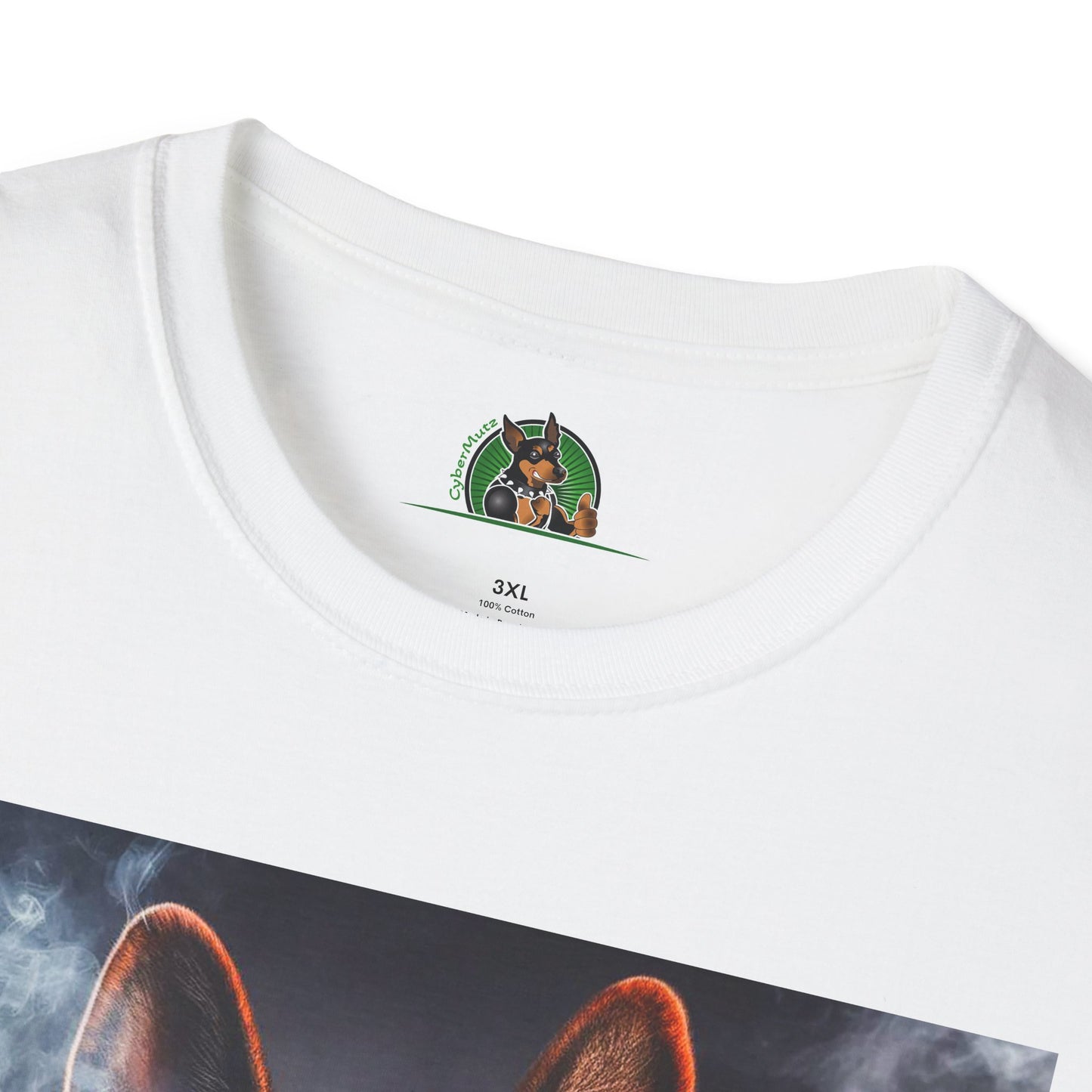 German Shepherd gambling puppy T-Shirt Printify