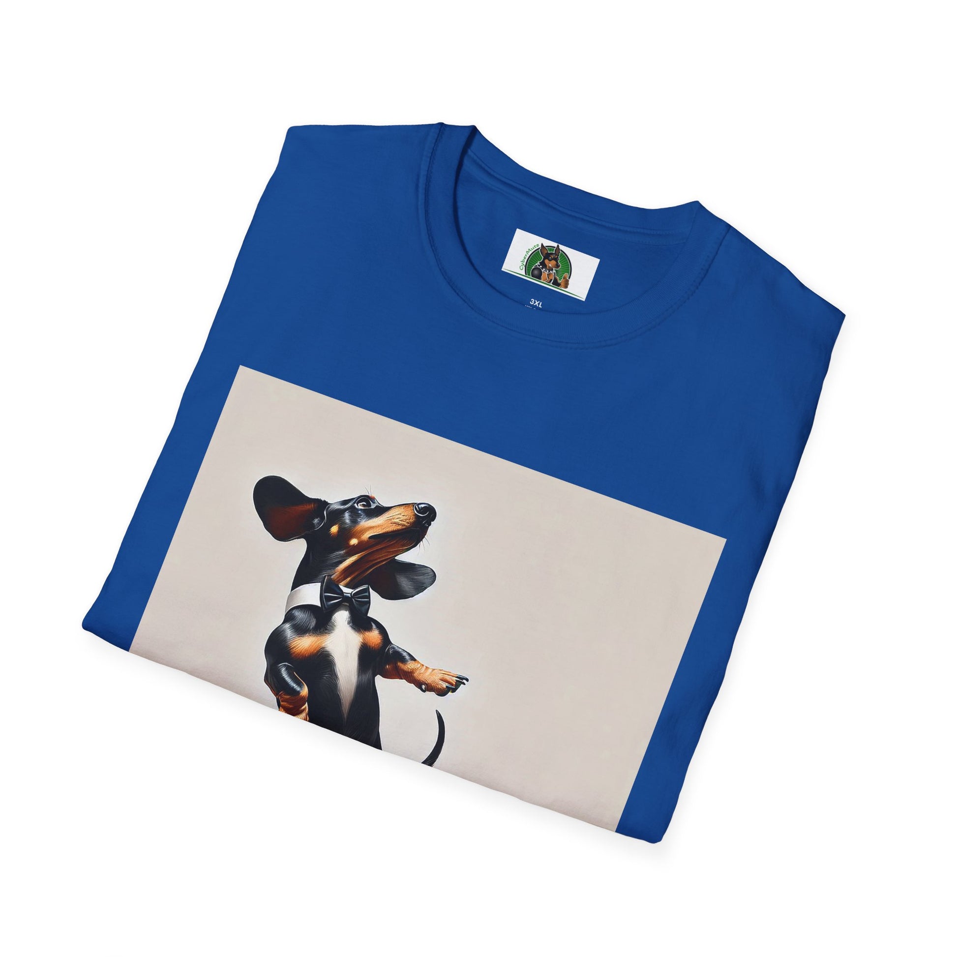 Dachshund Dancing Dog T-Shirt - Fun and Playful Unisex Tee T-Shirt Printify