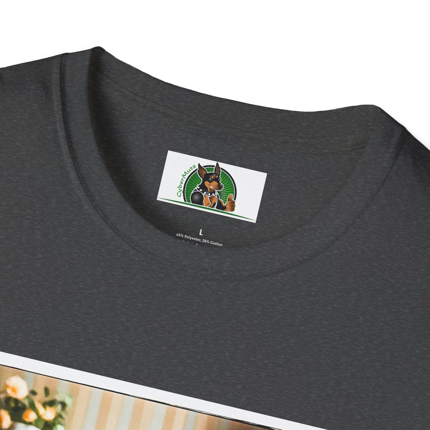 Basset Hound In Bath Robe Sitting On Couch T-Shirt Printify