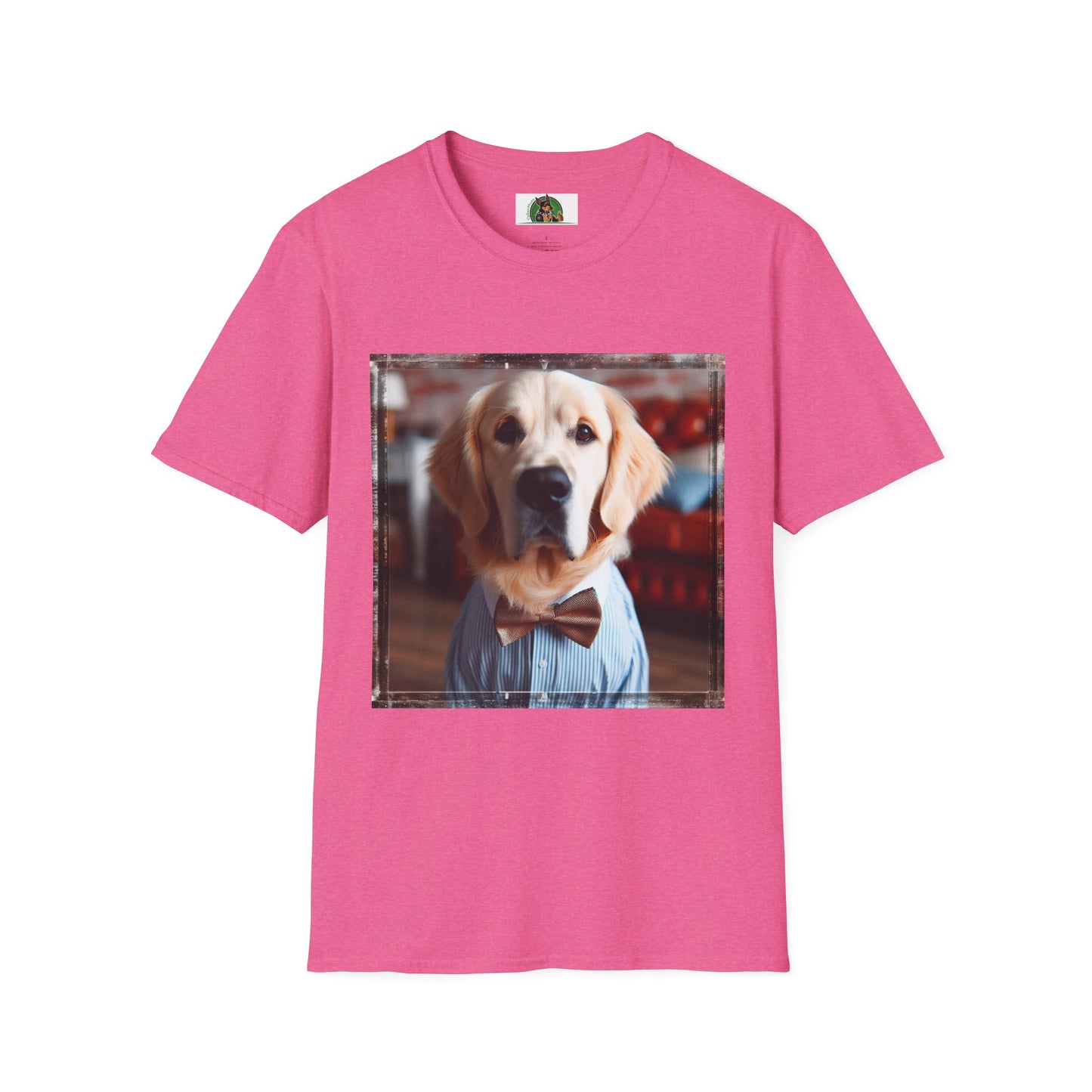 Golden Retriever working dog shirt T-Shirt Printify S Heather Heliconia